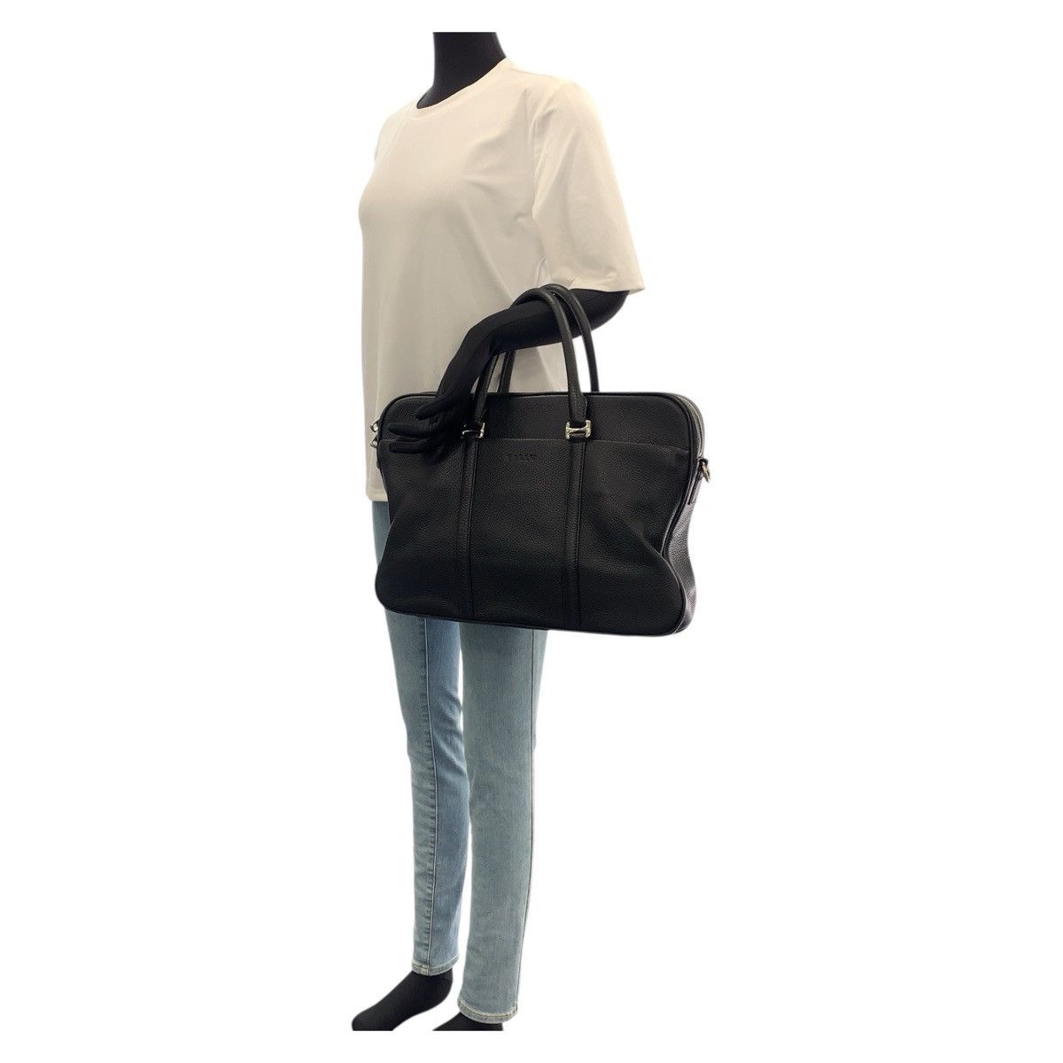 Bally Bally Bally Leather Briefcase Leather Business Bag DUTY FREE for USA Size ONE SIZE - 8 Thumbnail
