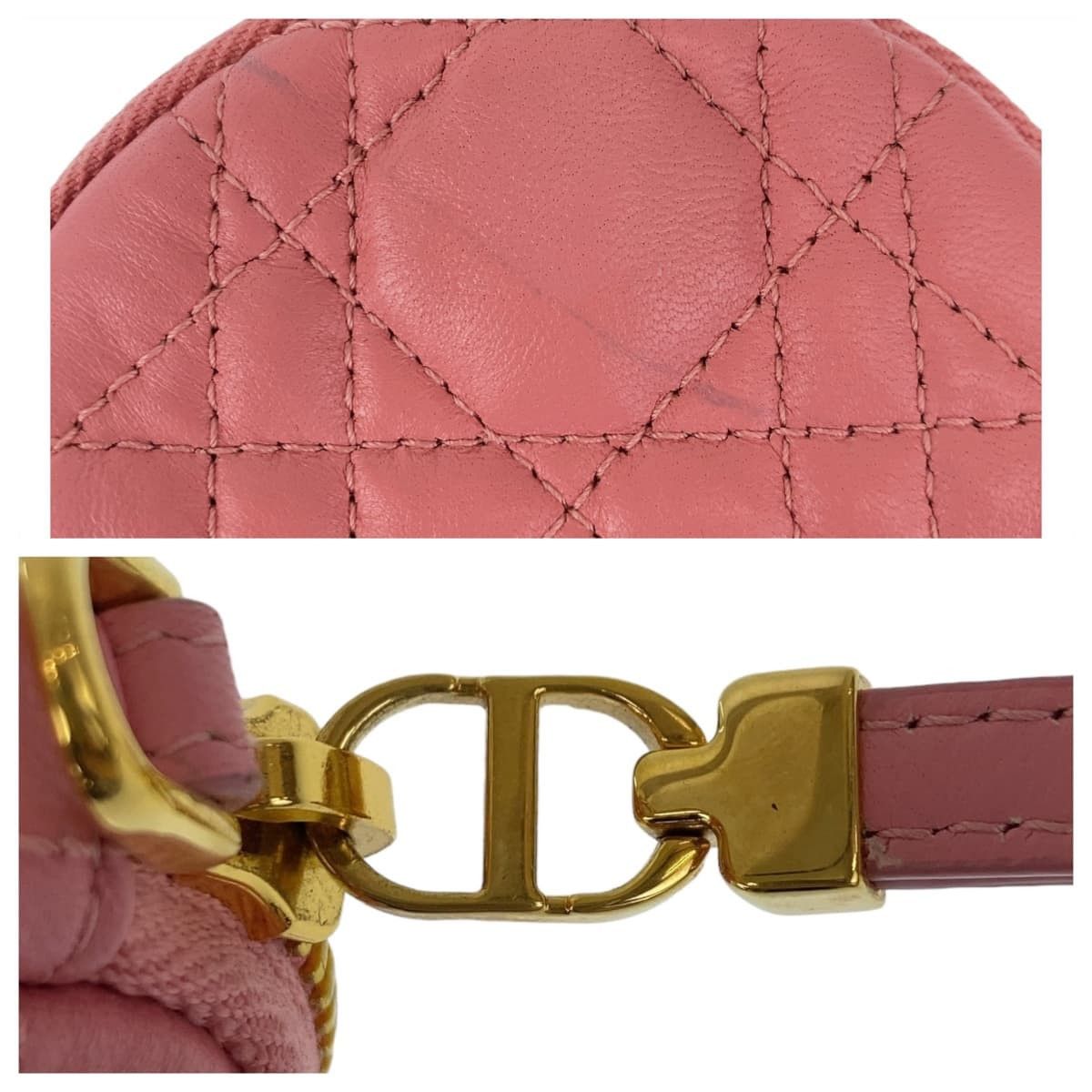 Dior Dior Dior Caro Leather Shoulder Bag Leather Crossbody Bag DUTY FREE for USA Size ONE SIZE - 6 Thumbnail