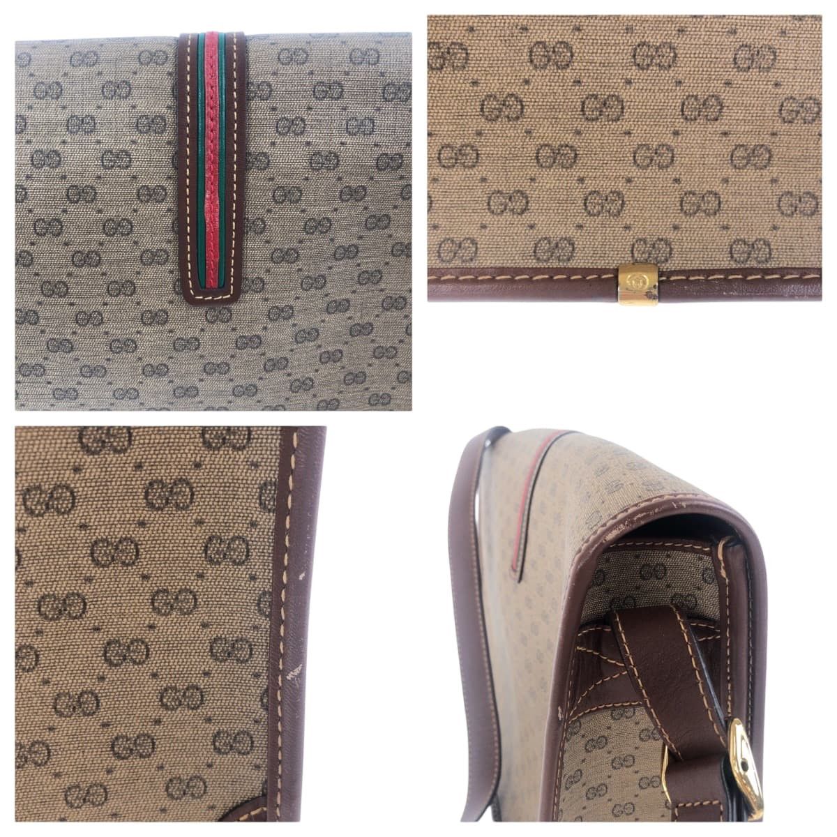 Gucci Gucci Gucci Sherry Line Leather Shoulder Bag Leather Shoulder Bag 001 103 0551 DUTY FREE for USA Size ONE SIZE - 5 Thumbnail