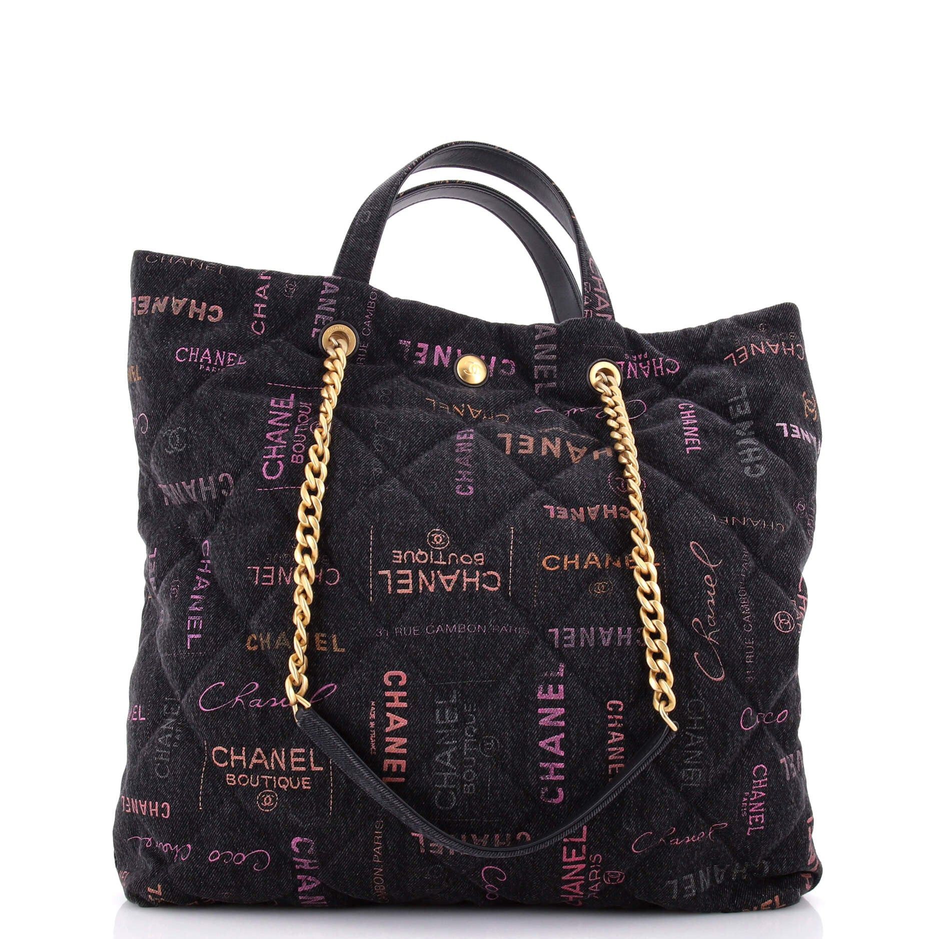 Chanel Denim Mood Shopping Tote Size ONE SIZE - 3 Thumbnail