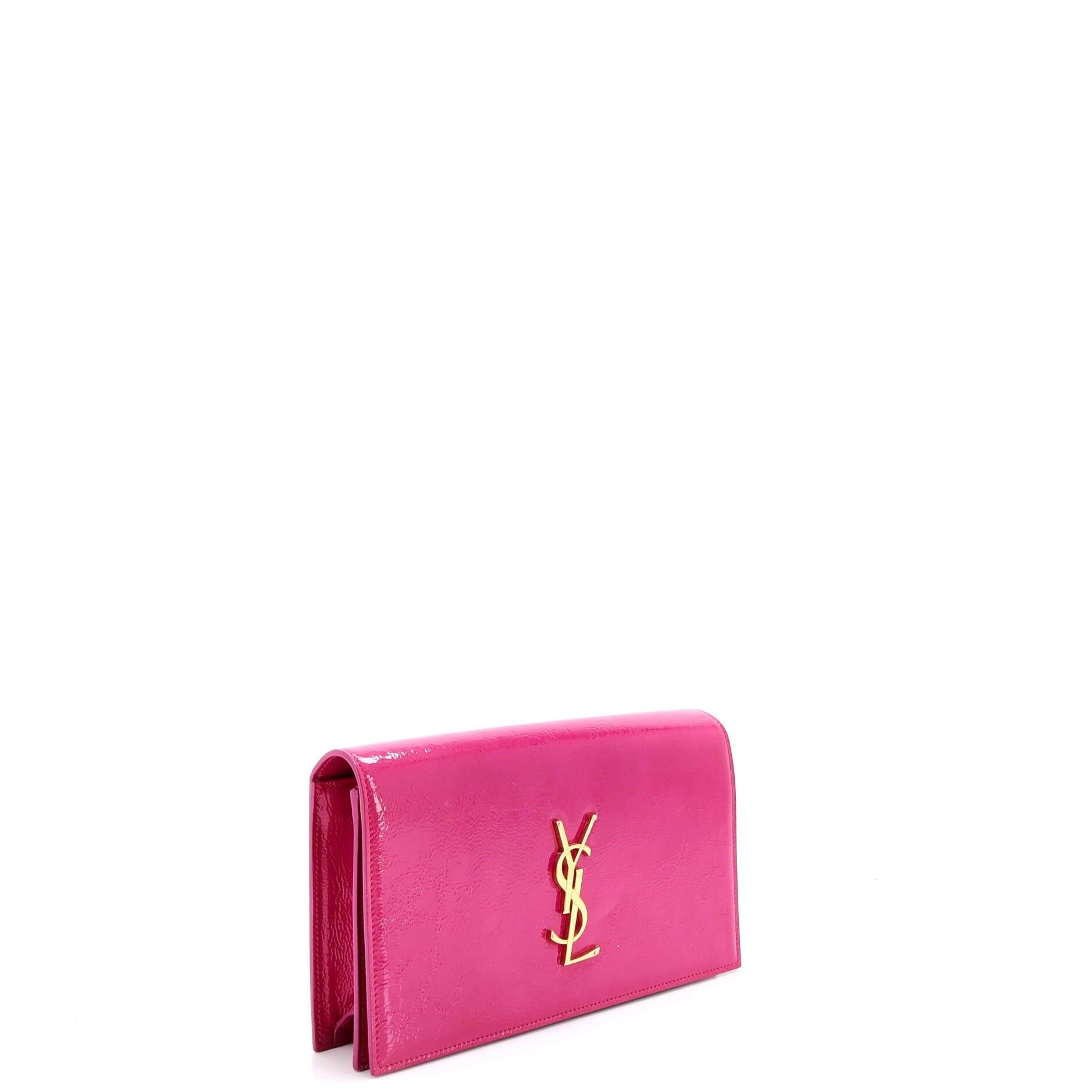 Saint Laurent Paris Classic Monogram Clutch Size ONE SIZE - 2 Thumbnail