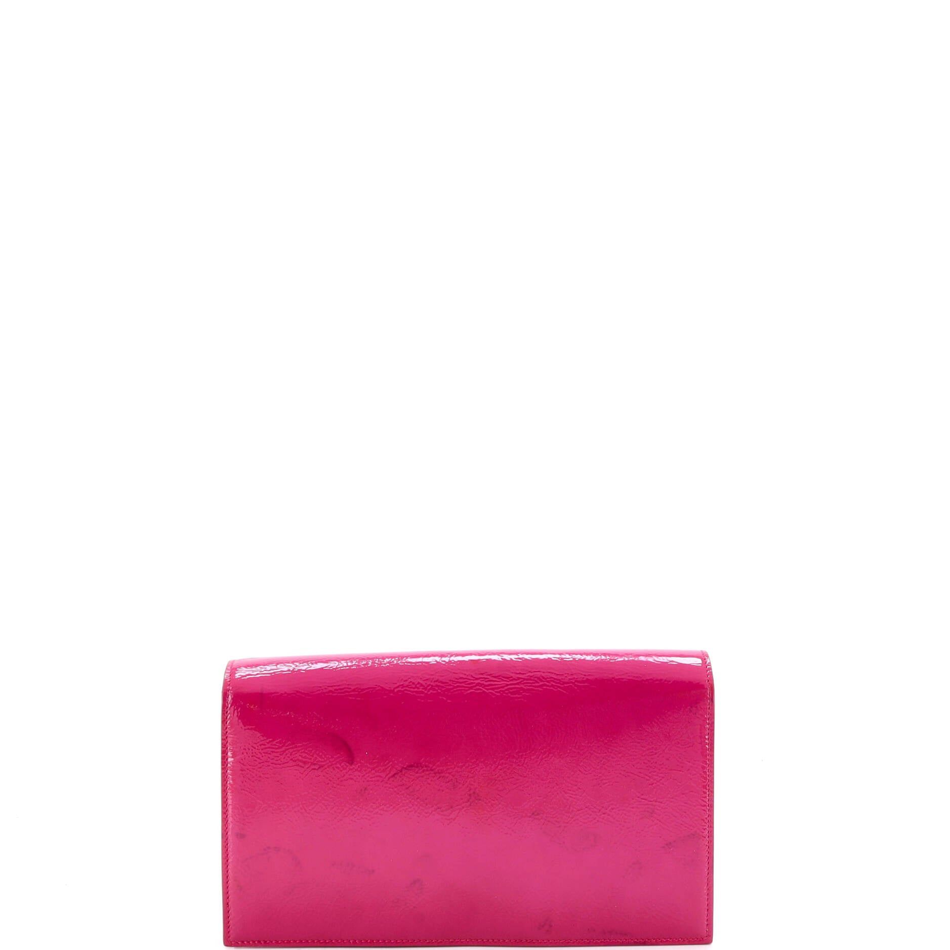 Saint Laurent Paris Classic Monogram Clutch Size ONE SIZE - 3 Thumbnail