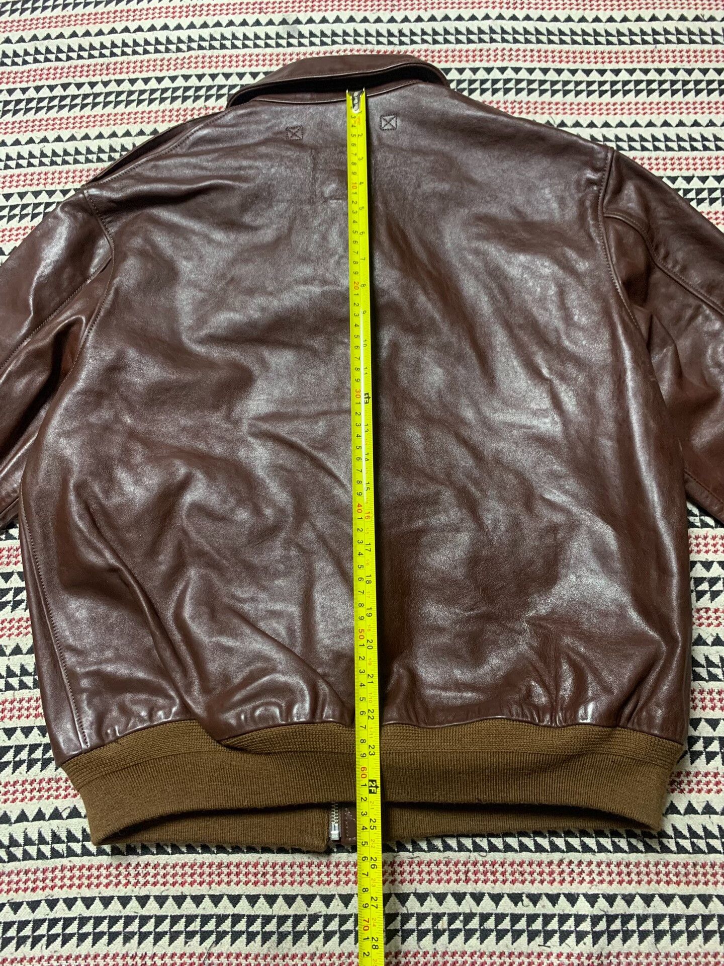 Vintage classic ameco a-2 brown leather flight jacket Size US S / EU 44-46 / 1 - 6 Thumbnail