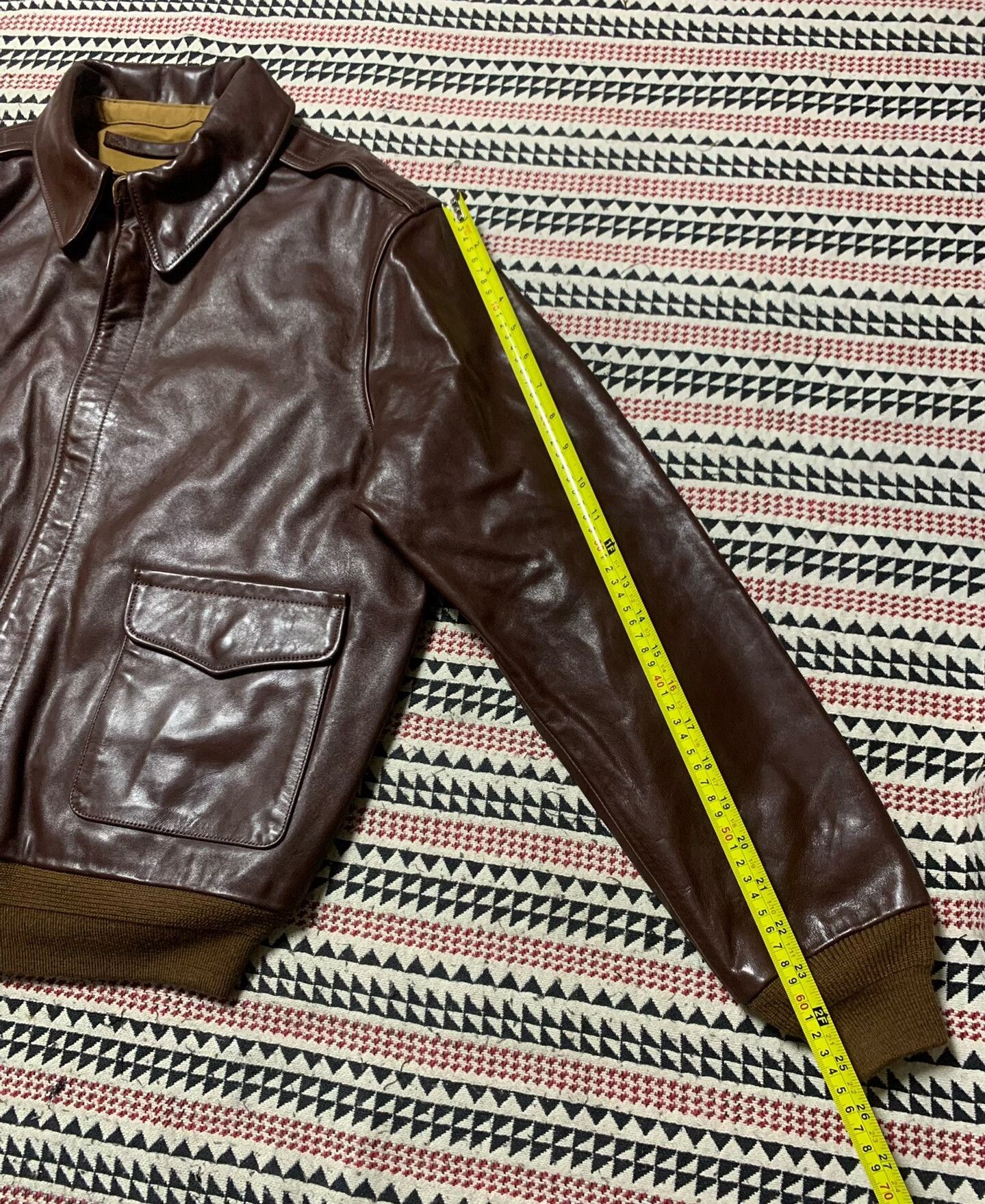 Vintage classic ameco a-2 brown leather flight jacket Size US S / EU 44-46 / 1 - 4 Thumbnail