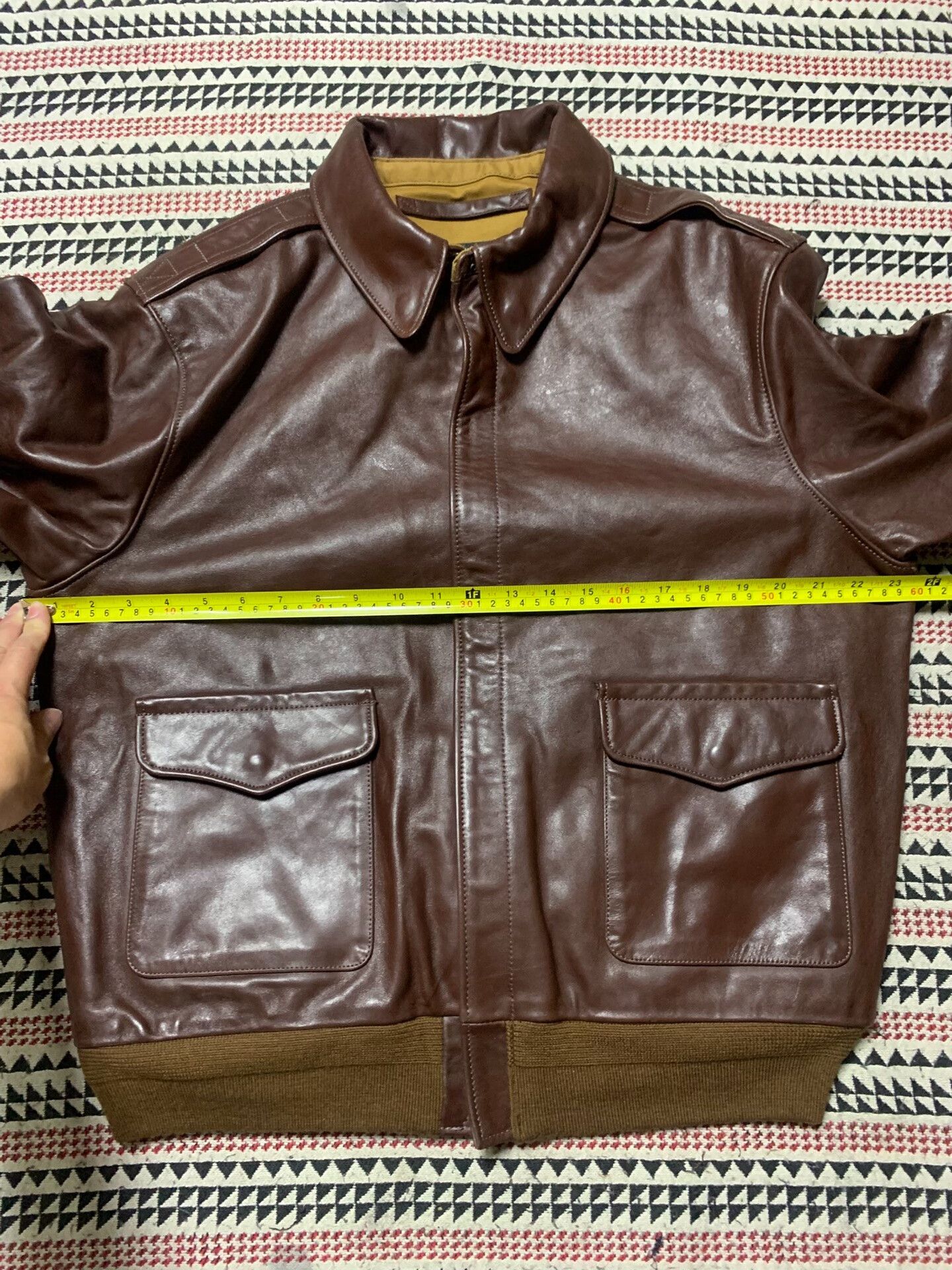 Vintage classic ameco a-2 brown leather flight jacket Size US S / EU 44-46 / 1 - 5 Thumbnail