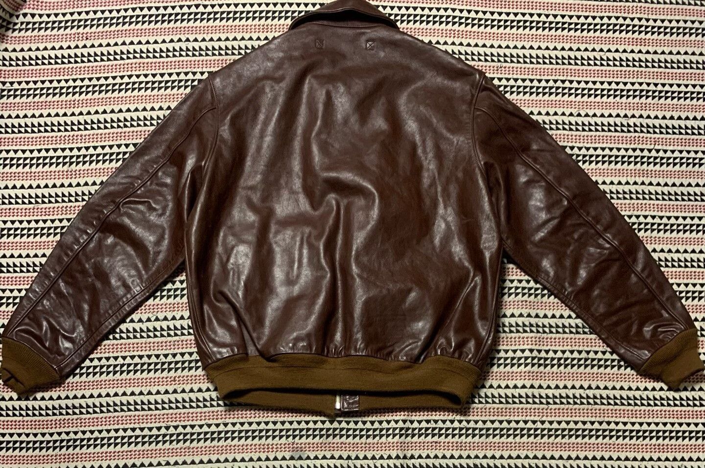 Vintage classic ameco a-2 brown leather flight jacket Size US S / EU 44-46 / 1 - 2 Thumbnail