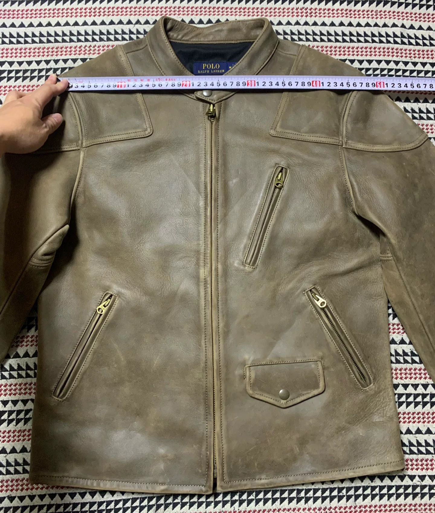 Polo Ralph Lauren POLO Leather Jacket in Brown for Men Size US M / EU 48-50 / 2 - 5 Thumbnail