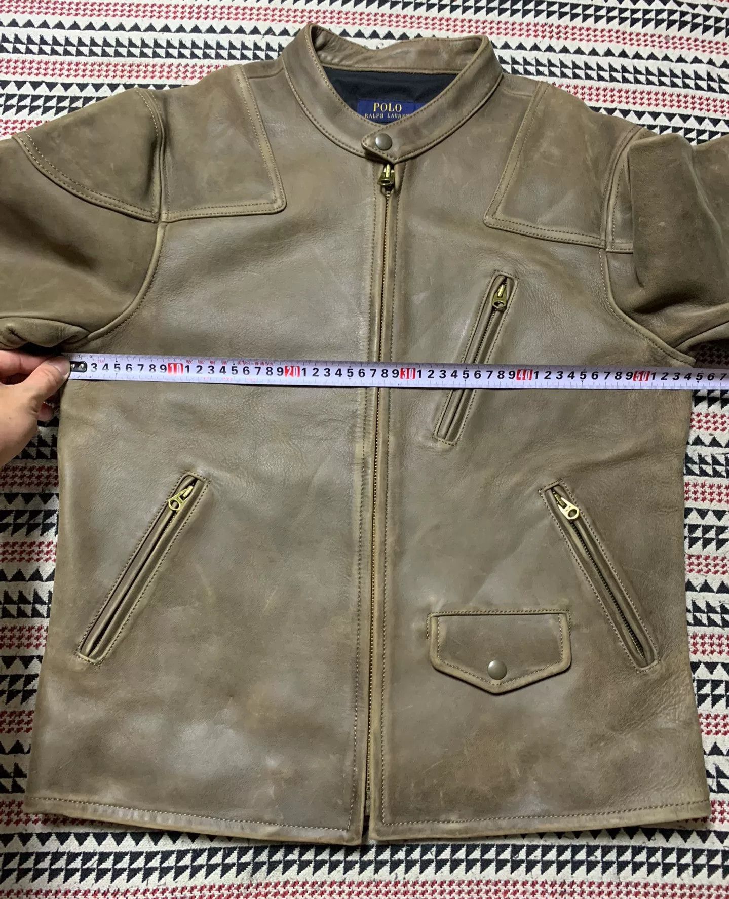 Polo Ralph Lauren POLO Leather Jacket in Brown for Men Size US M / EU 48-50 / 2 - 7 Thumbnail