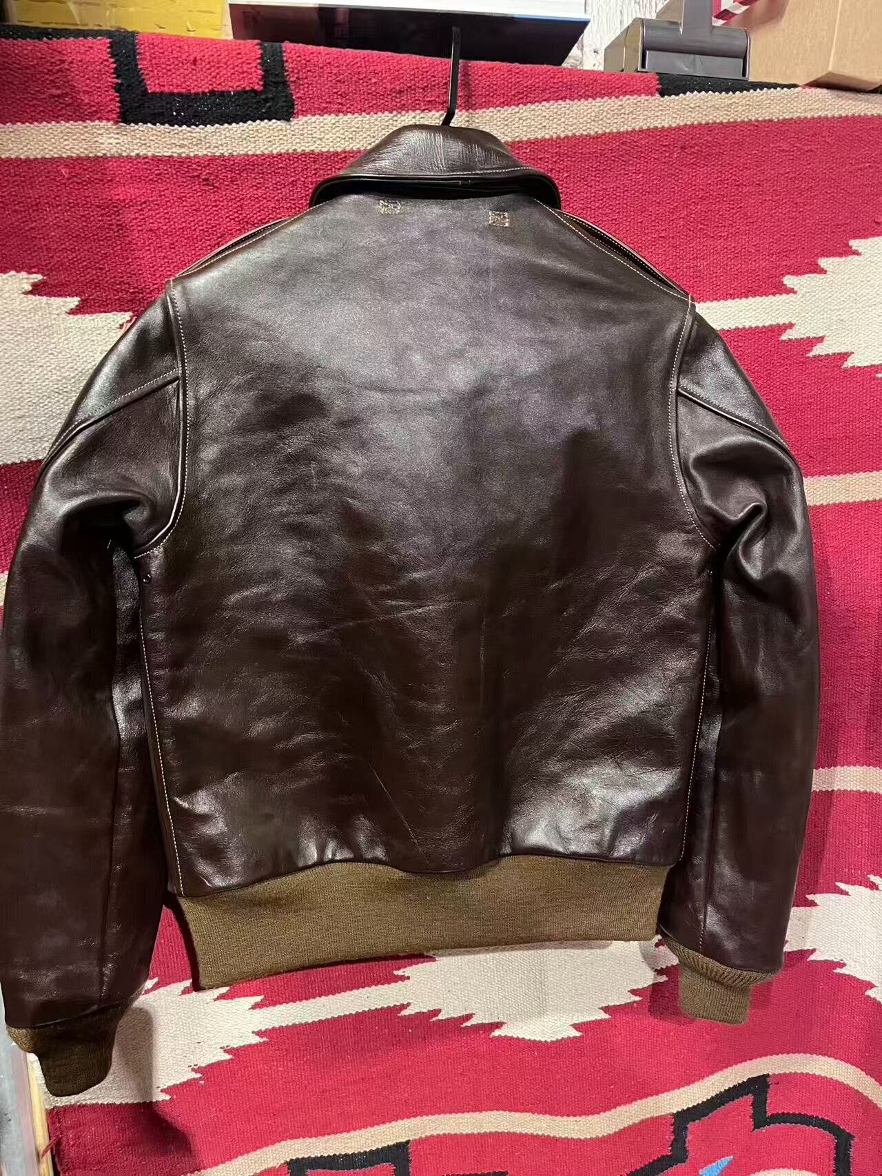 Vintage Vintage Military Style Leather Flight Jacket Size US S / EU 44-46 / 1 - 4 Thumbnail
