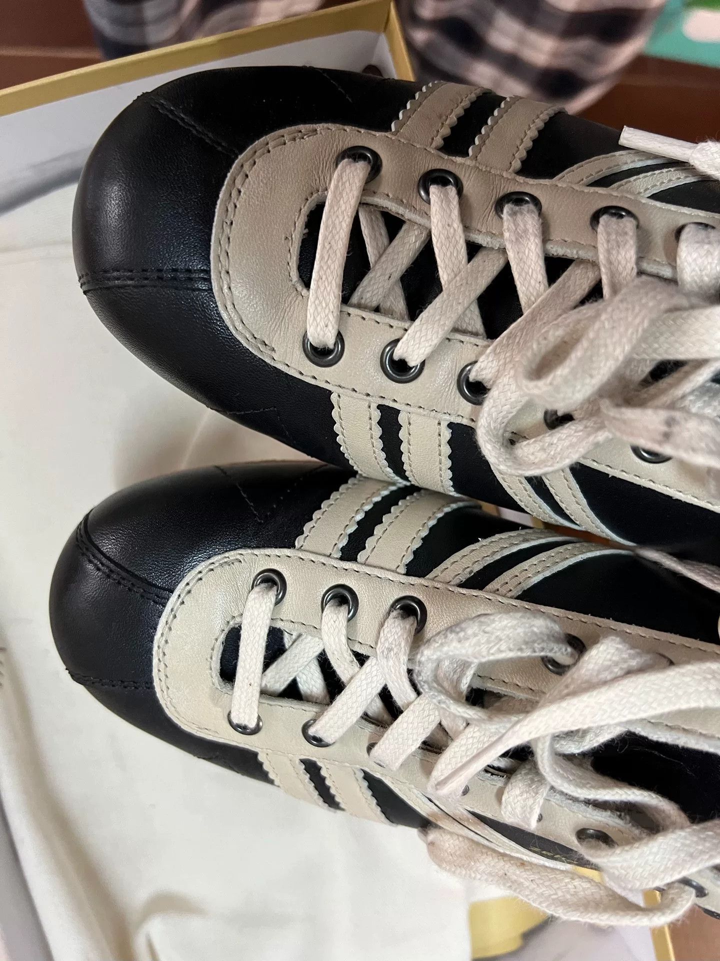 Vintage Classic Black and White Low-top Sneakers Size US 8 / EU 41 - 5 Thumbnail