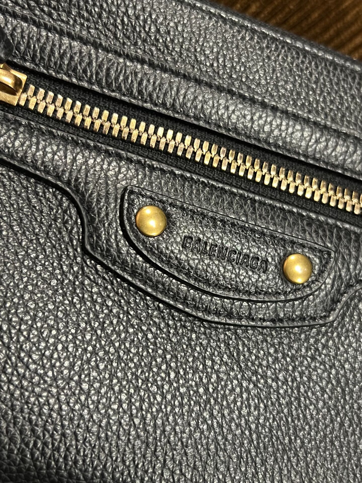 Balenciaga Balenciaga Black Gold Motorcycle Clutch Size ONE SIZE - 6 Thumbnail