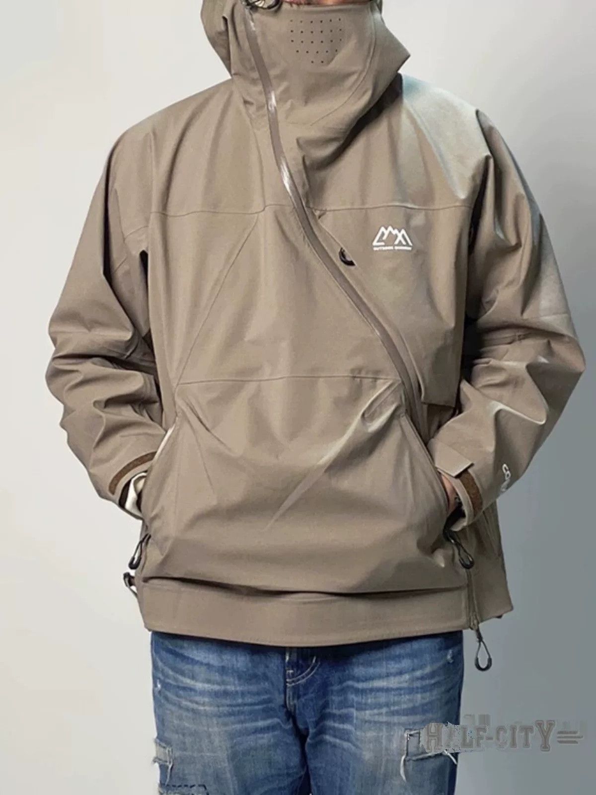 Japanese Brand Comfy Outdoor Slash Shell Jacket Size US M / EU 48-50 / 2 - 8 Thumbnail