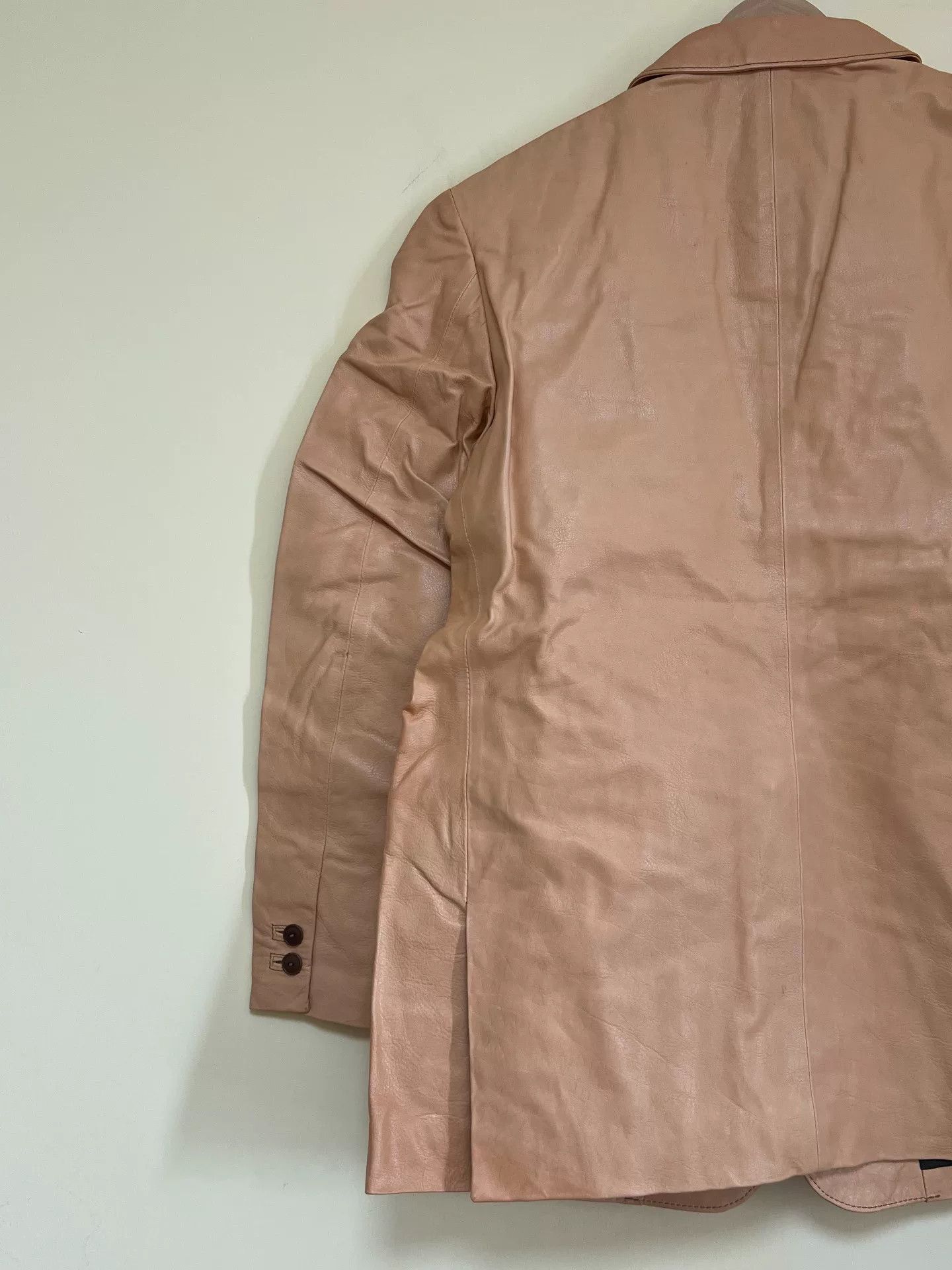 Japanese Brand Tenjin Works CJ03 Leather Jacket Size US XXS / EU 40 - 6 Thumbnail
