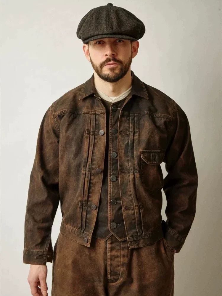 Vintage Vintage Brown Canvas Work Vest Size US M / EU 48-50 / 2 - 2 Thumbnail