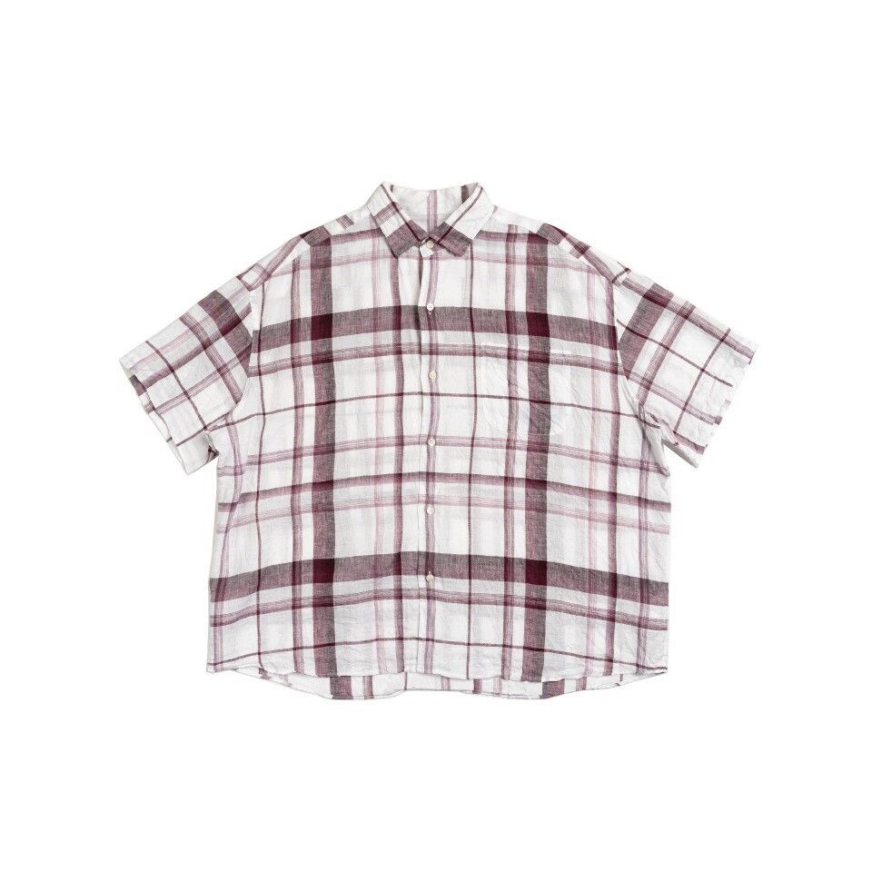 Japanese Brand Black Check Short Sleeve Shirt Size US L / EU 52-54 / 3 - 8 Thumbnail