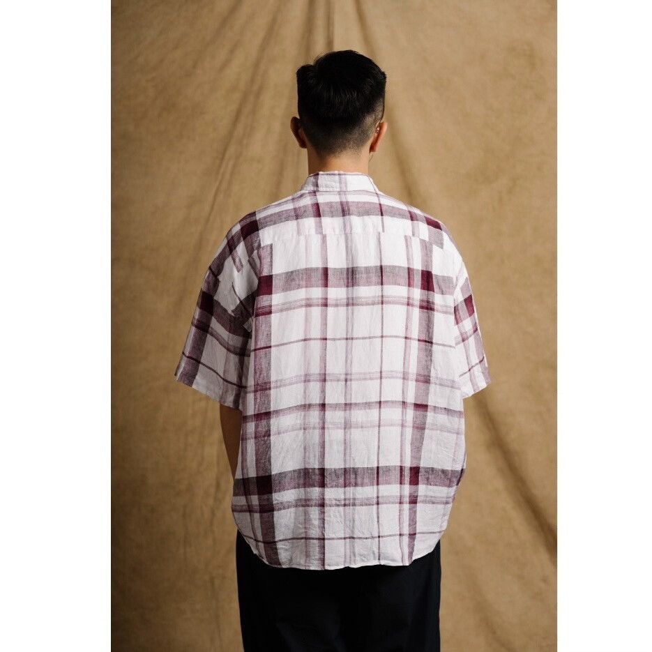 Japanese Brand Black Check Short Sleeve Shirt Size US L / EU 52-54 / 3 - 6 Thumbnail
