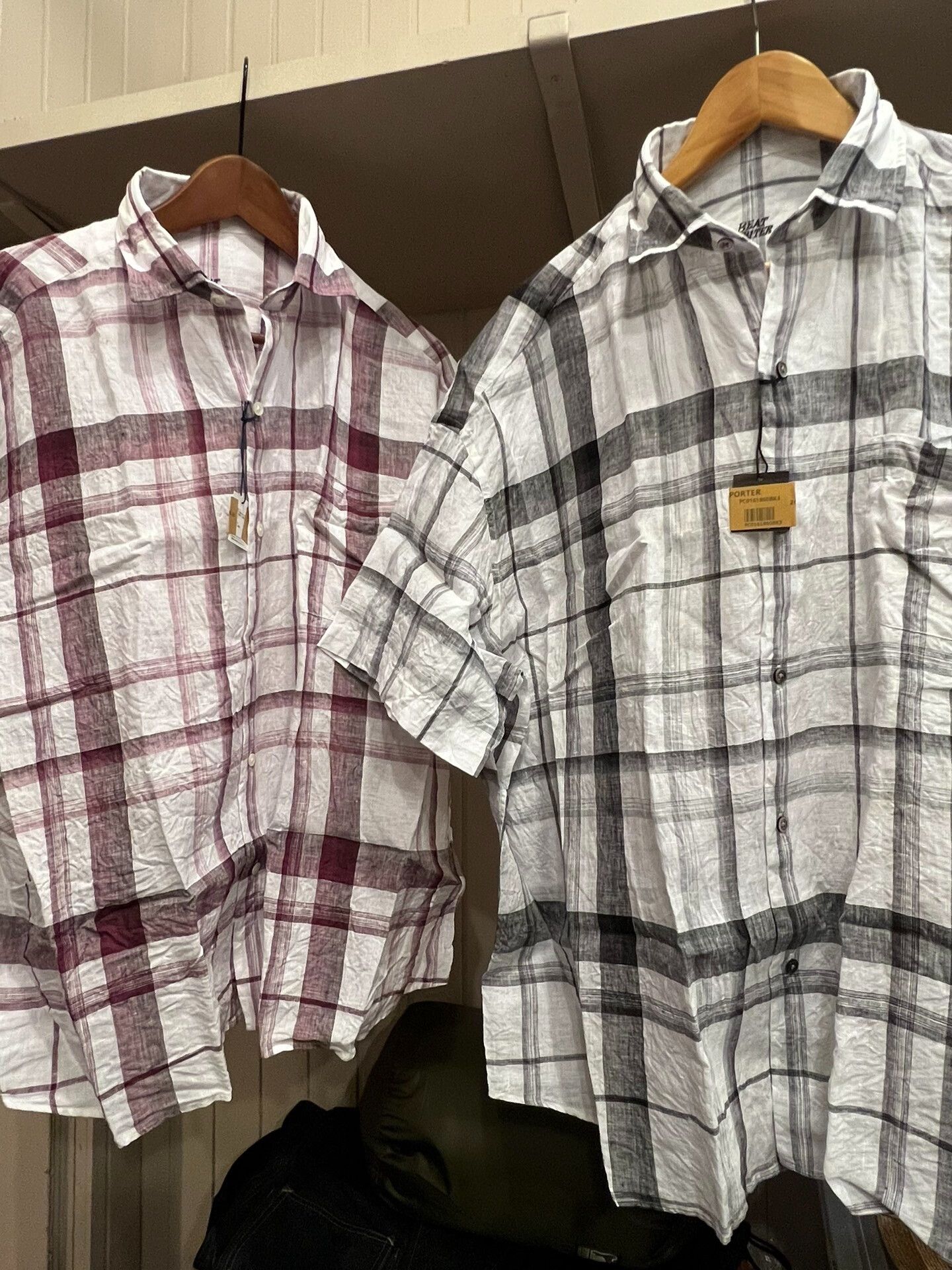 Japanese Brand Black Check Short Sleeve Shirt Size US L / EU 52-54 / 3 - 2 Thumbnail
