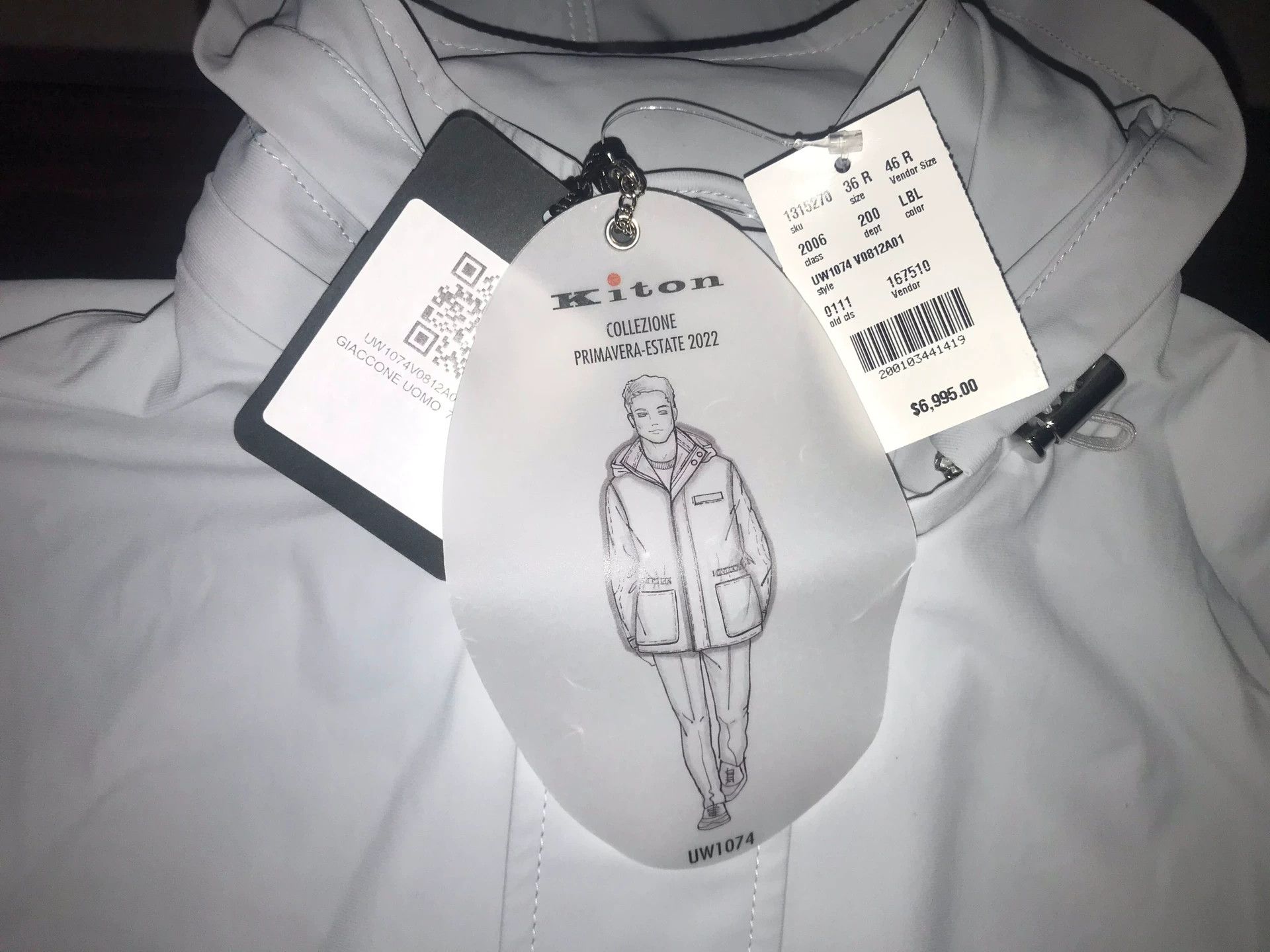 Kiton Kiton Lightweight Tech Fabric Windbreaker Size US S / EU 44-46 / 1 - 3 Thumbnail