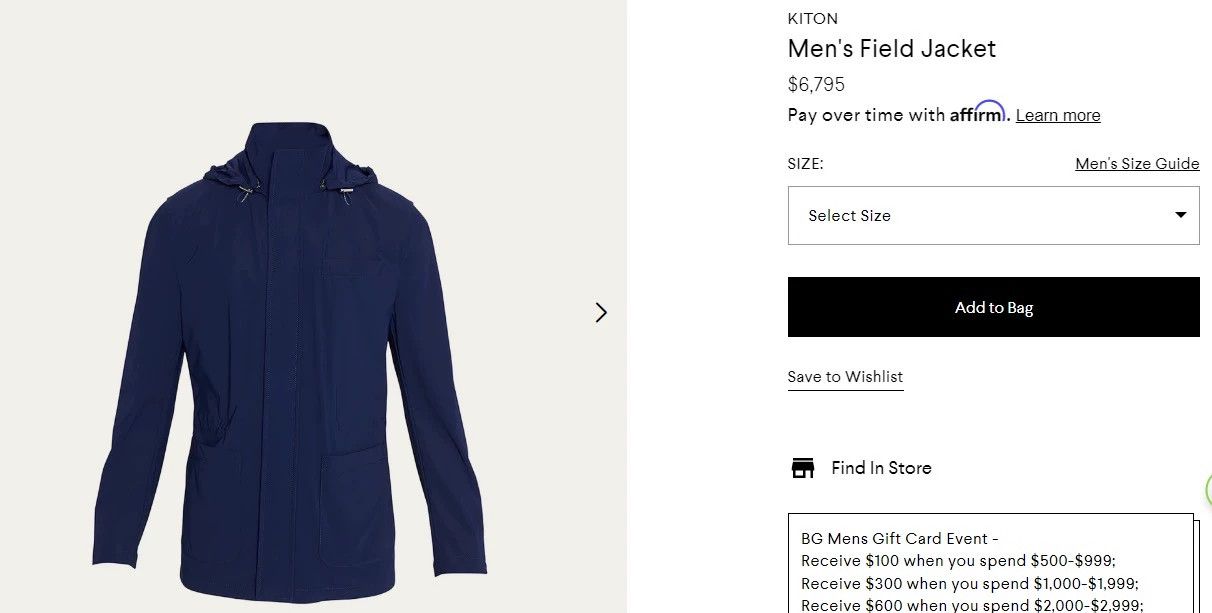 Kiton Kiton Lightweight Tech Fabric Windbreaker Size US S / EU 44-46 / 1 - 9 Thumbnail