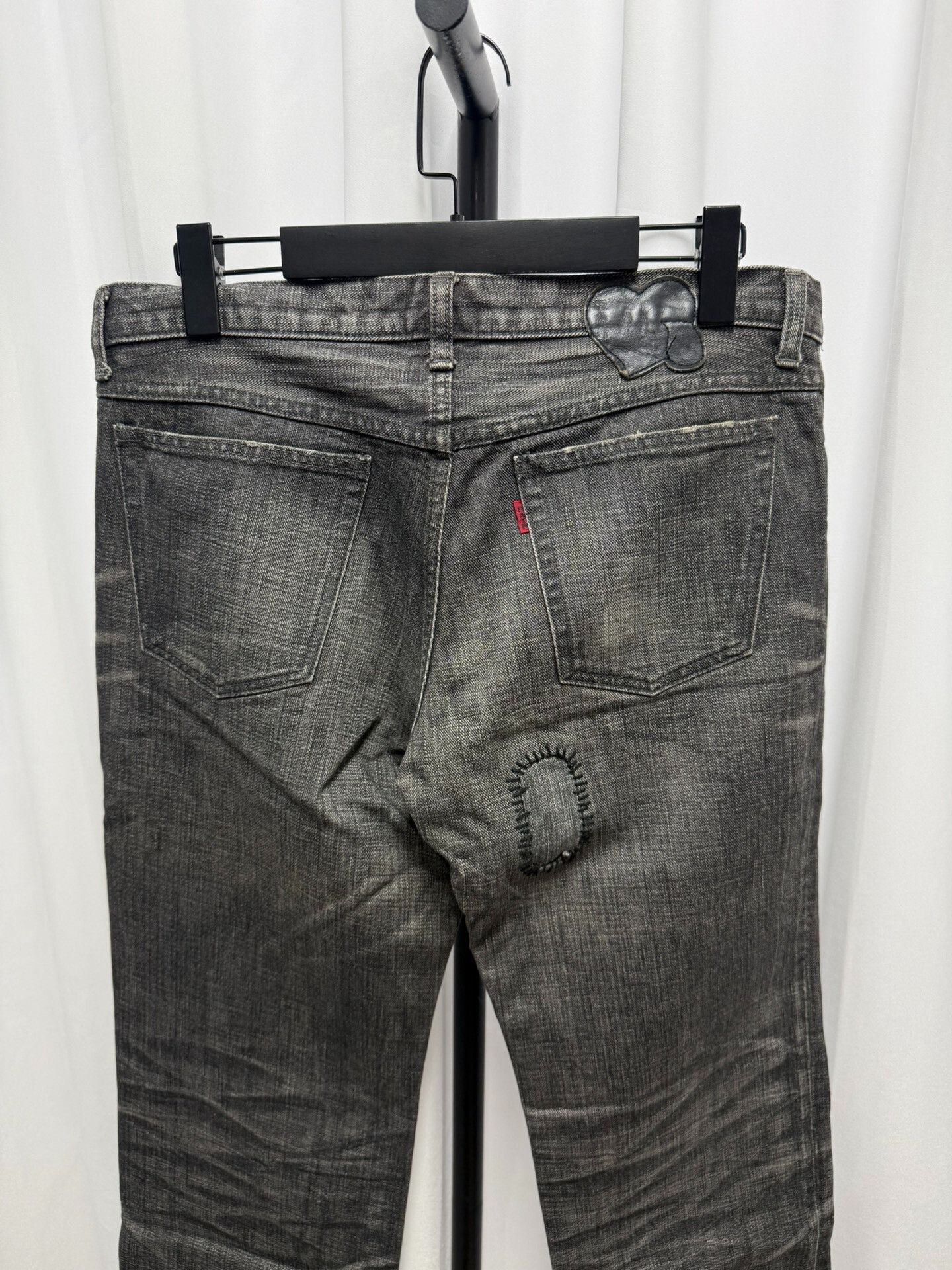Japanese Brand Rare N.9 Red Line Jeans Size US 30 / EU 46 - 5 Thumbnail