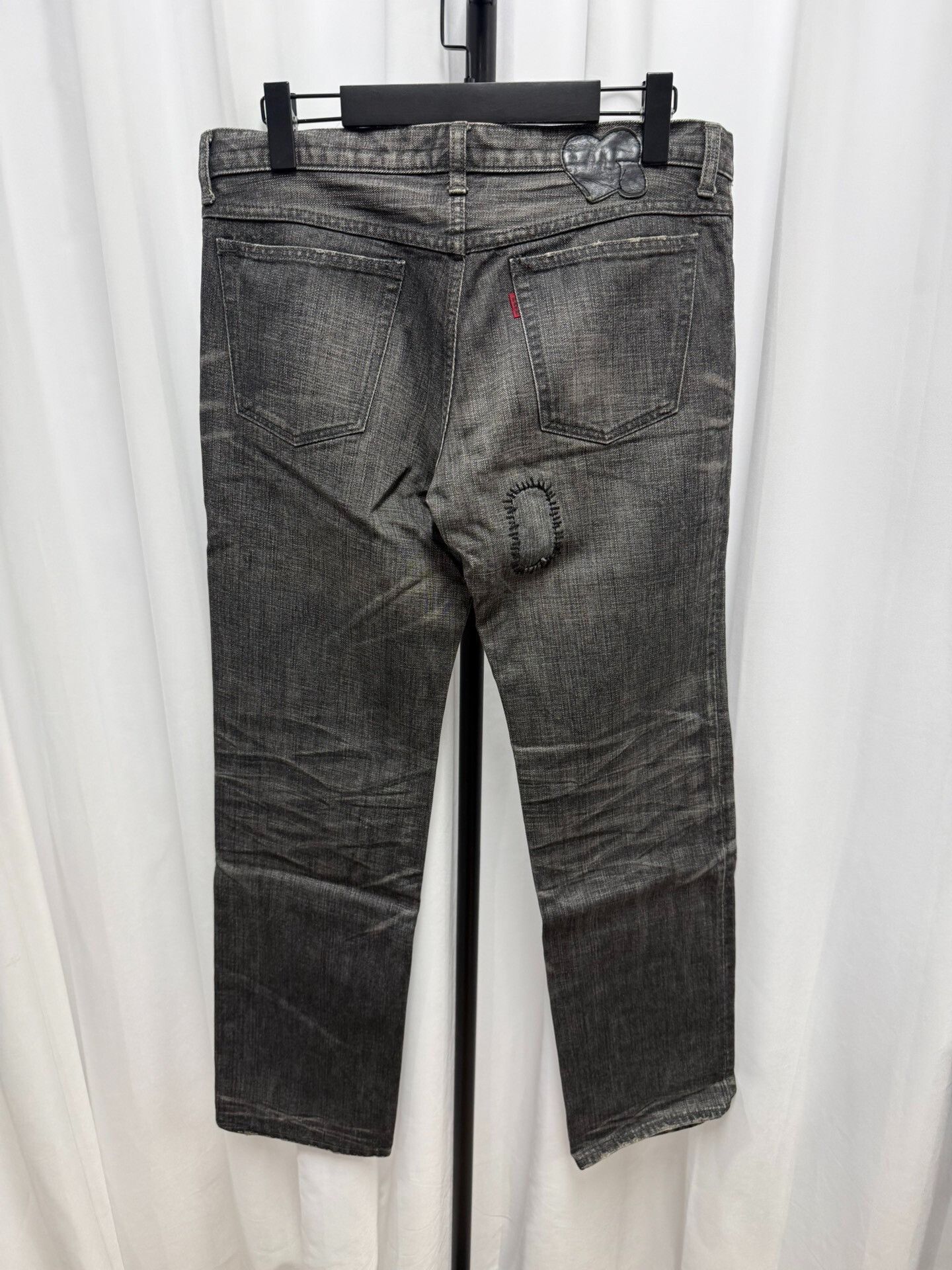 Japanese Brand Rare N.9 Red Line Jeans Size US 30 / EU 46 - 4 Thumbnail