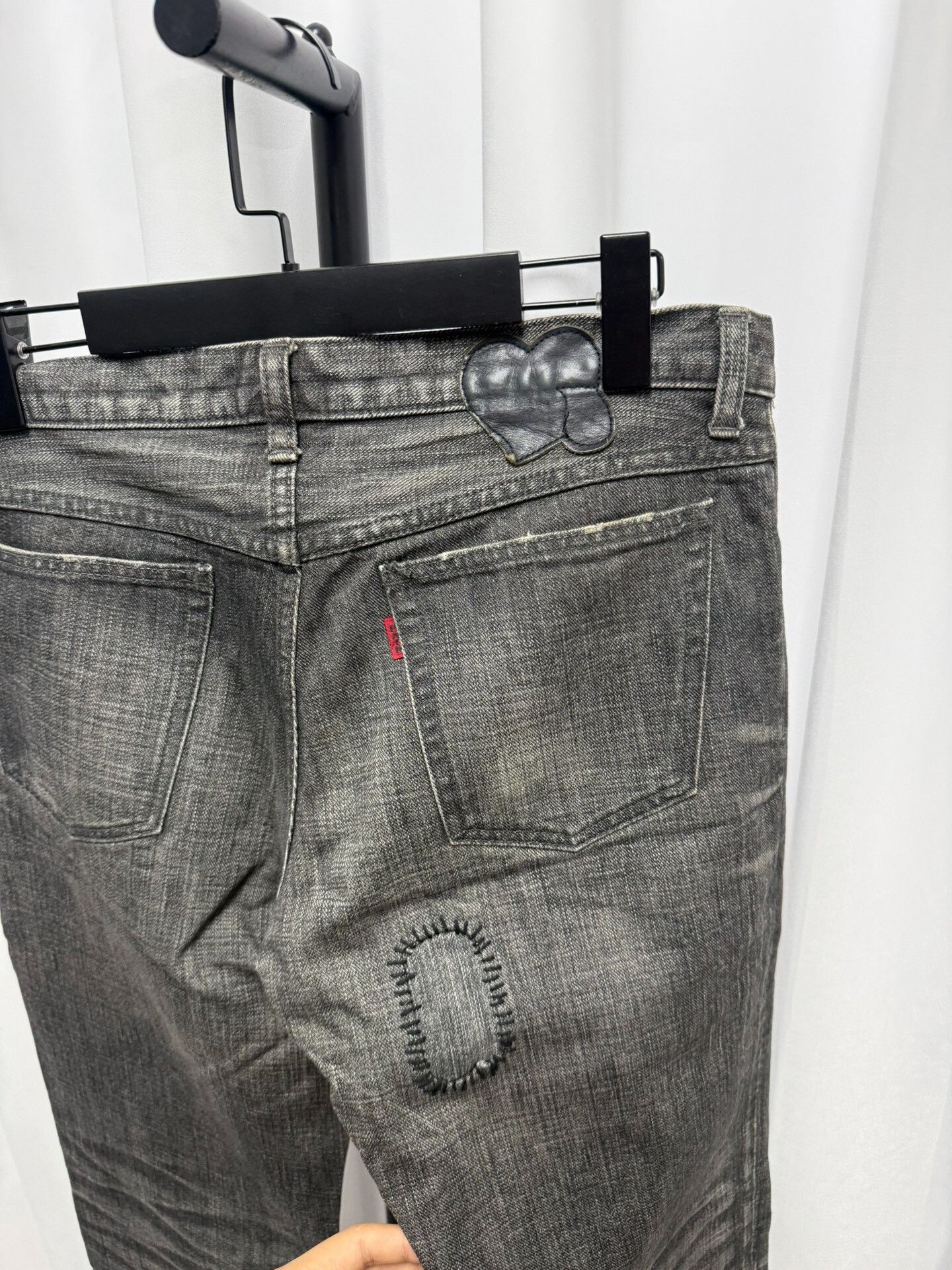 Japanese Brand Rare N.9 Red Line Jeans Size US 30 / EU 46 - 7 Thumbnail