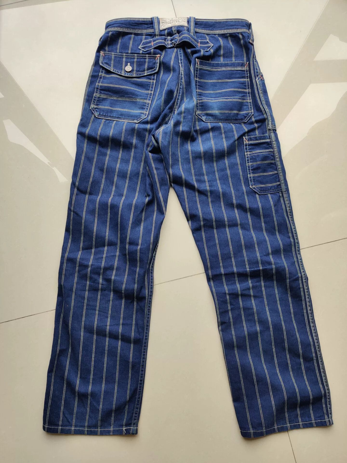 Freewheelers Bootleggers Longshoreman Denim Pants Size US 30 / EU 46 - 3 Thumbnail
