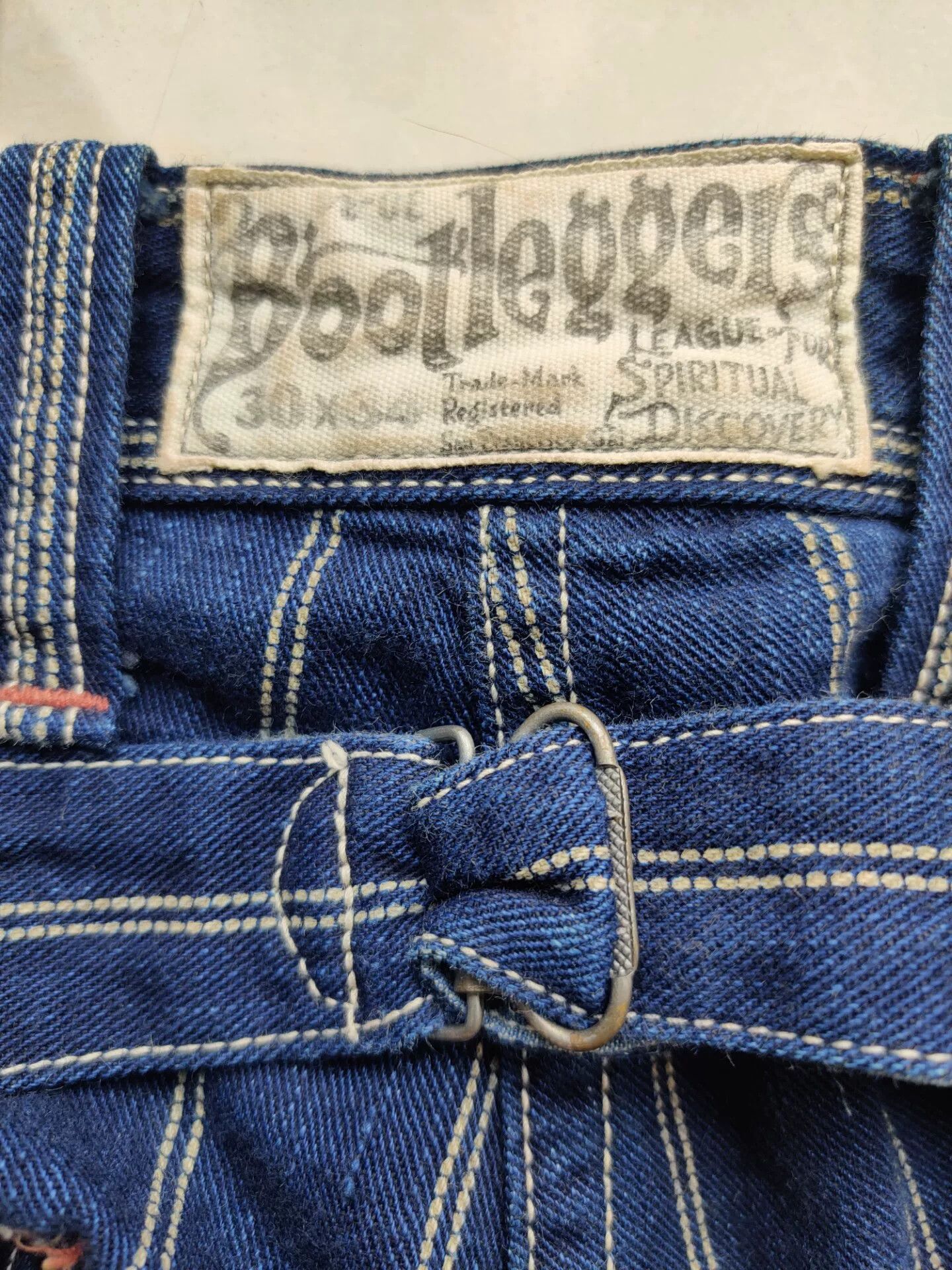 Freewheelers Bootleggers Longshoreman Denim Pants Size US 30 / EU 46 - 4 Thumbnail