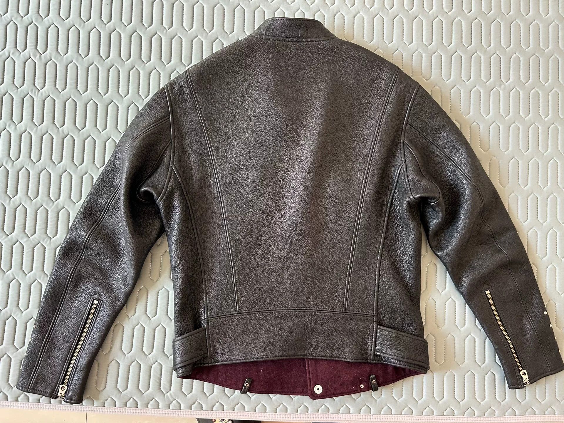 Japanese Brand Custom Black Leather Riding Jacket Size US L / EU 52-54 / 3 - 2 Thumbnail