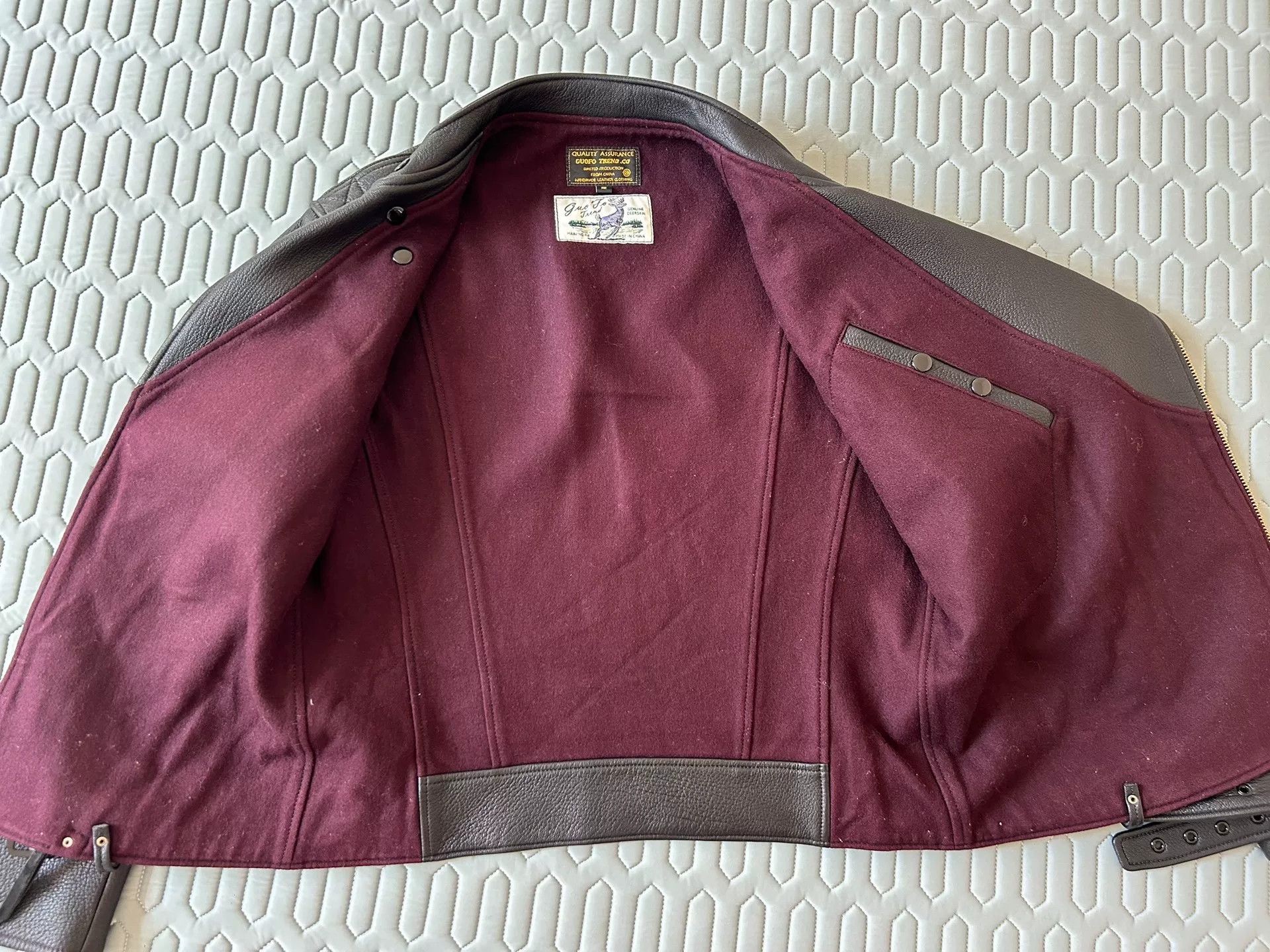 Japanese Brand Custom Black Leather Riding Jacket Size US L / EU 52-54 / 3 - 9 Thumbnail