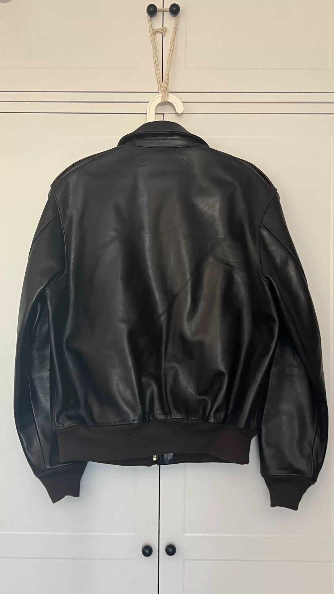 Japanese Brand Black A2 Leather Jacket XL Size Size US XL / EU 56 / 4 - 7 Thumbnail