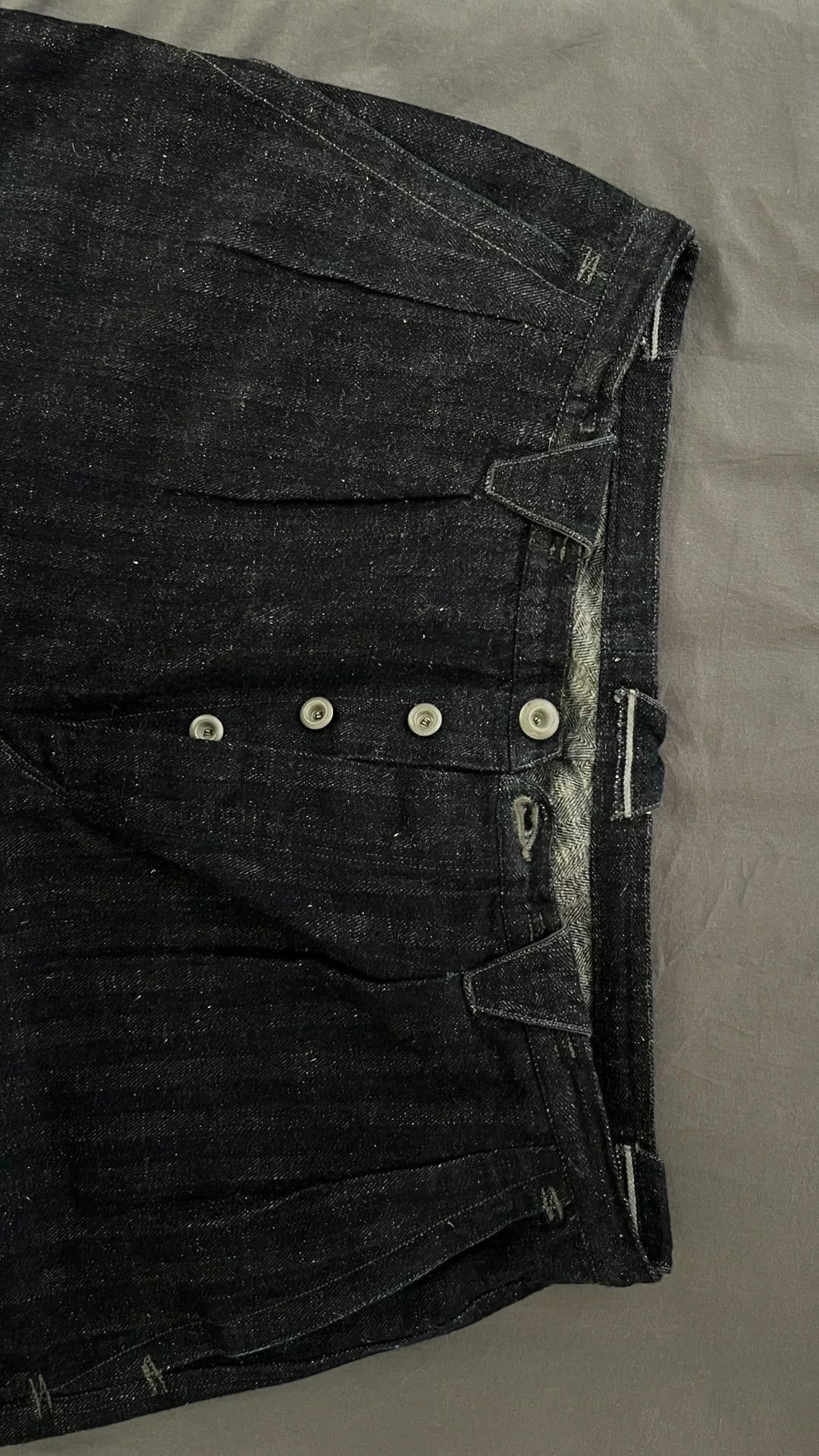 Japanese Brand Blue Dyed Wide-Leg Denim Pants Size 29" - 5 Thumbnail