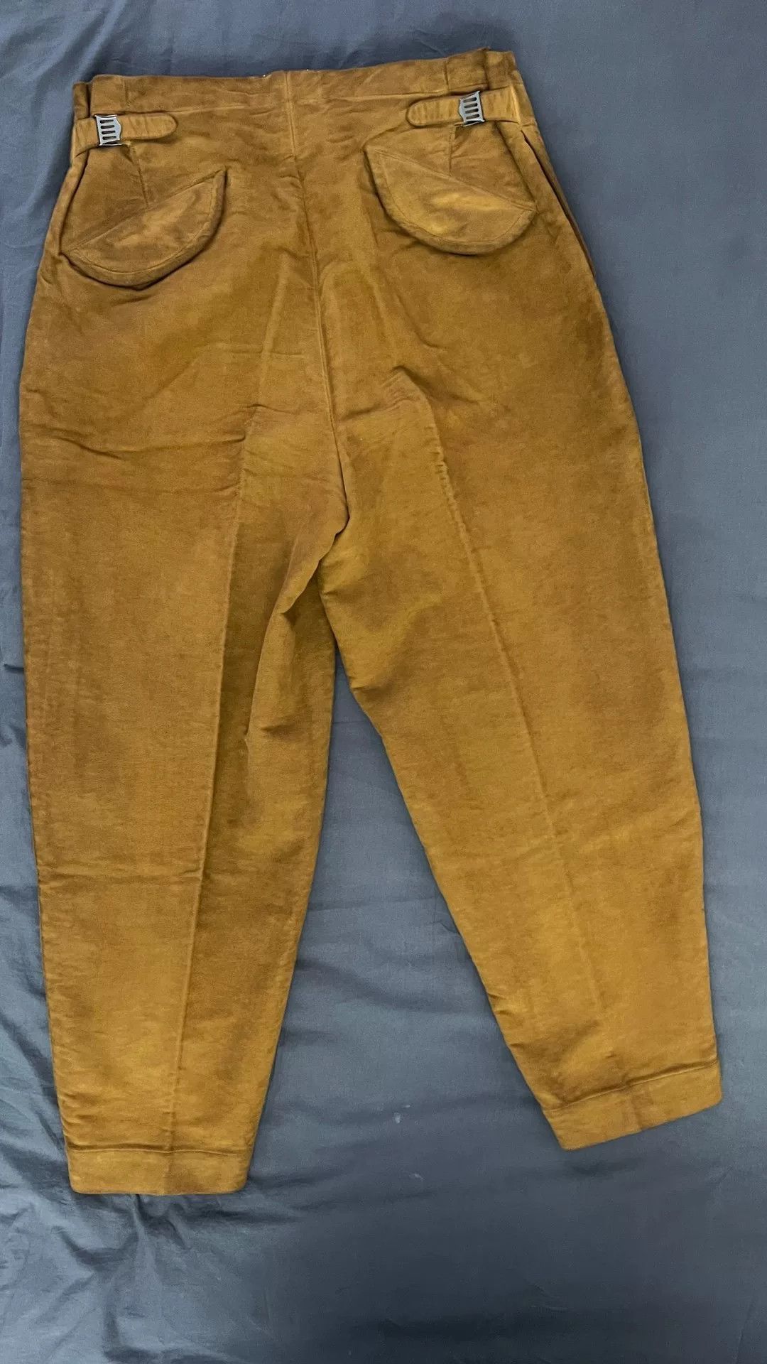 Japanese Brand Brown Suede Casual Pants Size 34 Size US 34 / EU 50 - 4 Thumbnail