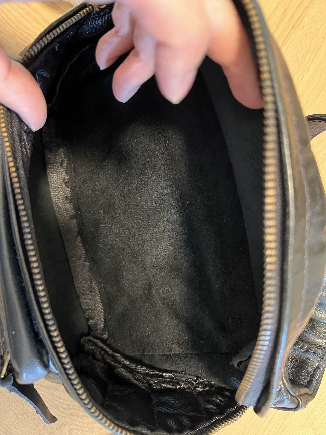 Japanese Brand Langlitz Waist Bag in Black Leather Size ONE SIZE - 7 Thumbnail