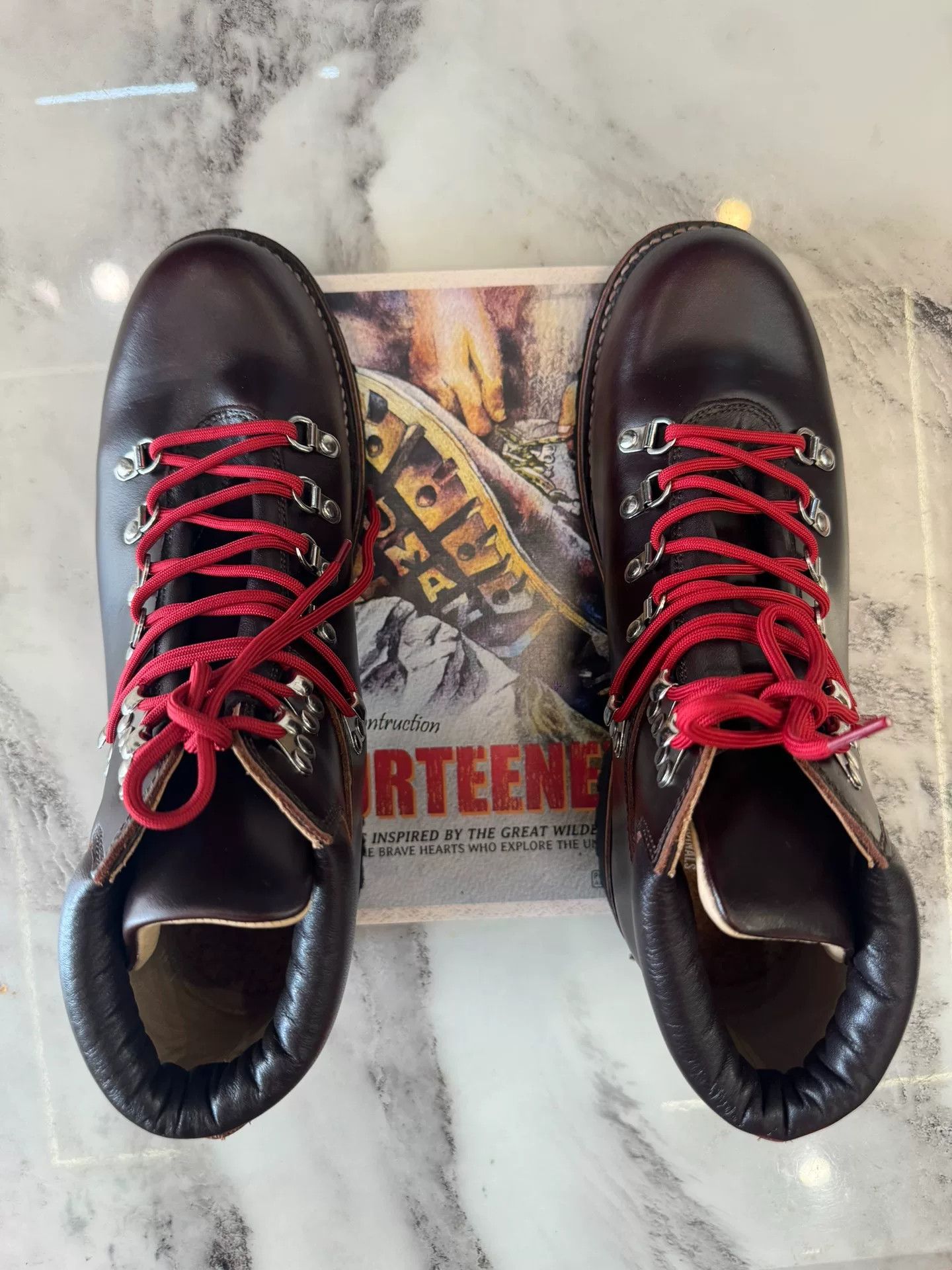 Vintage Pioneer Hiking Boots in Brown
