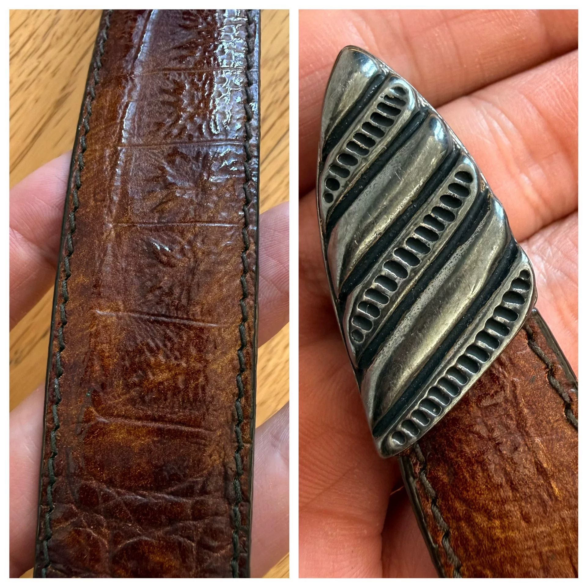 Vintage Vintage American Leather Western Belt Size ONE SIZE - 9 Thumbnail