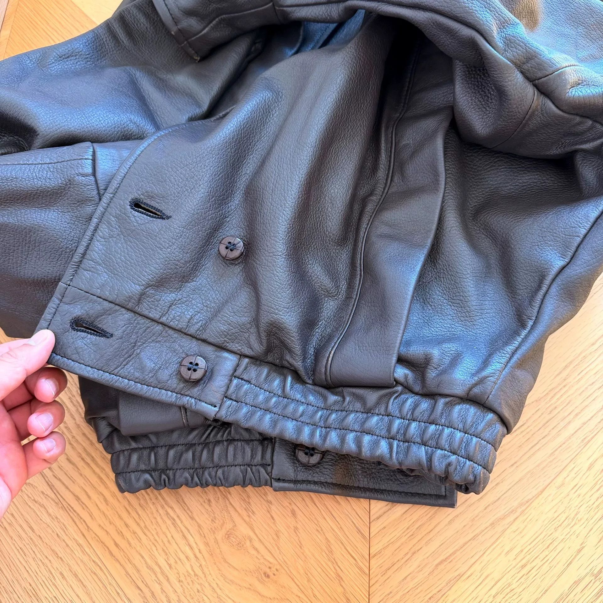 Vintage Vintage Midwestern Leather Flight Jacket Size US S / EU 44-46 / 1 - 2 Thumbnail