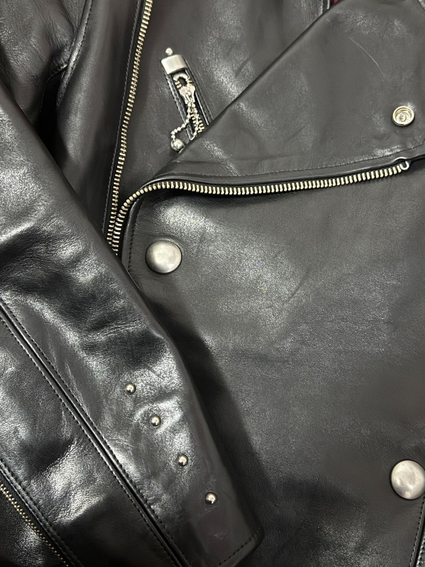 Vintage High-End Black Leather Jacket Size US S / EU 44-46 / 1 - 4 Thumbnail