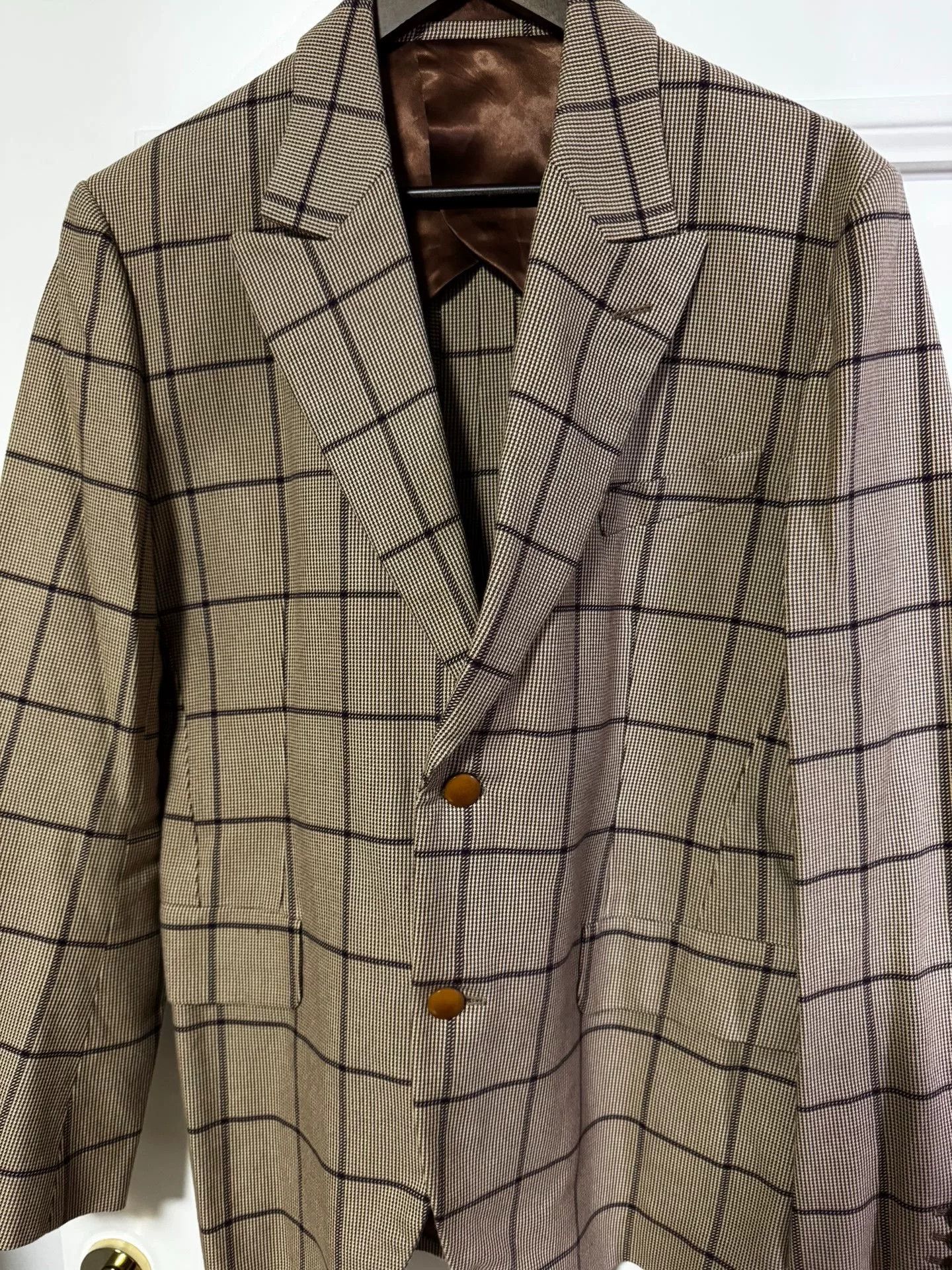 Japanese Brand Haversack Vintage Plaid Suit Jacket Size US M / EU 48-50 / 2 - 4 Thumbnail