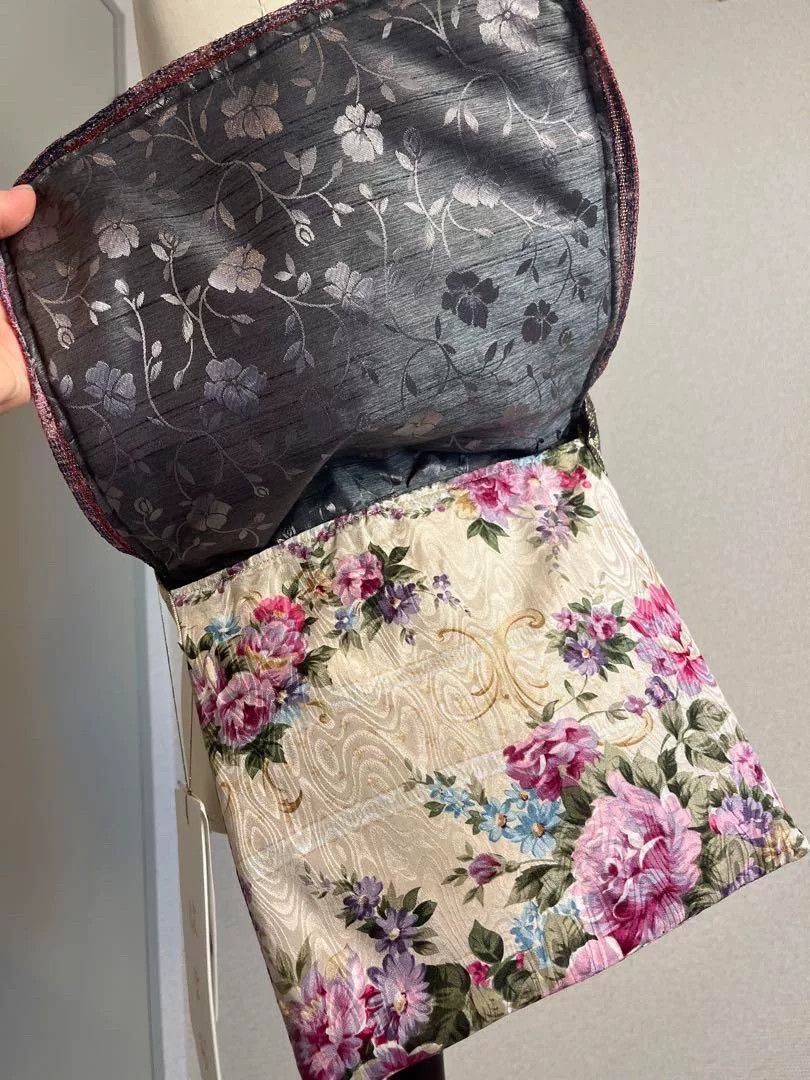 Japanese Brand Handmade Floral Patchwork Crossbody Bag Size ONE SIZE - 5 Thumbnail