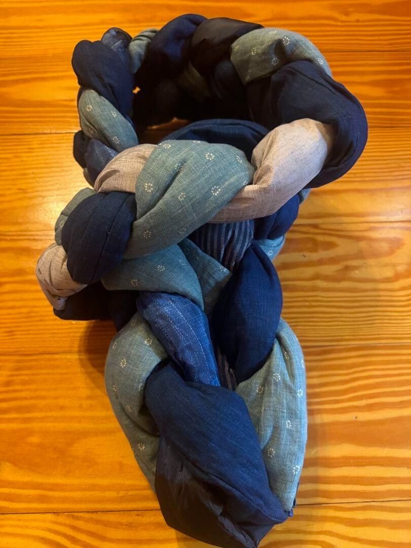 Kapital KAPITAL Hand-Woven Indigo Scarf Size ONE SIZE - 3 Thumbnail