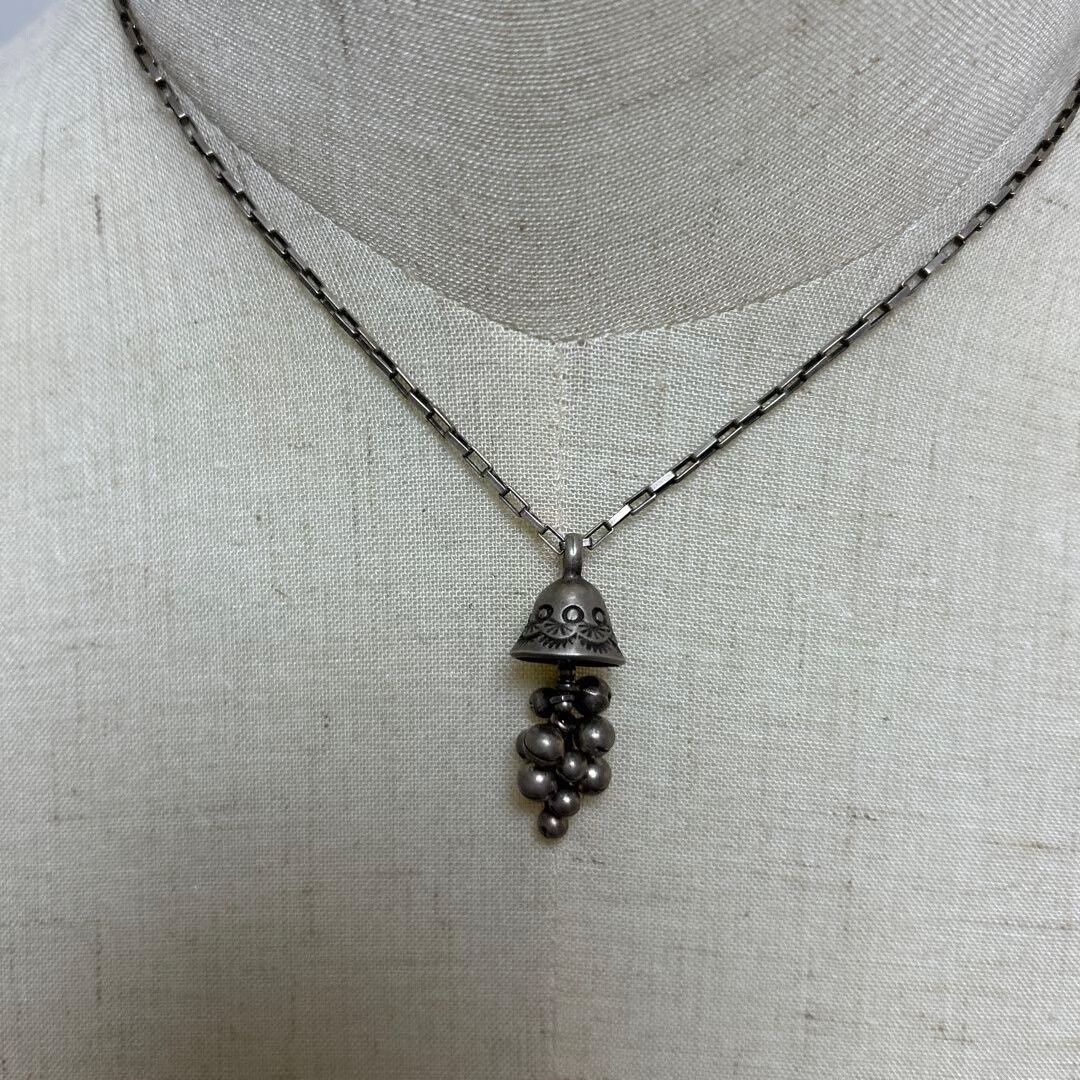 Japanese Brand Silver Bell Turquoise Necklace Size ONE SIZE - 2 Thumbnail