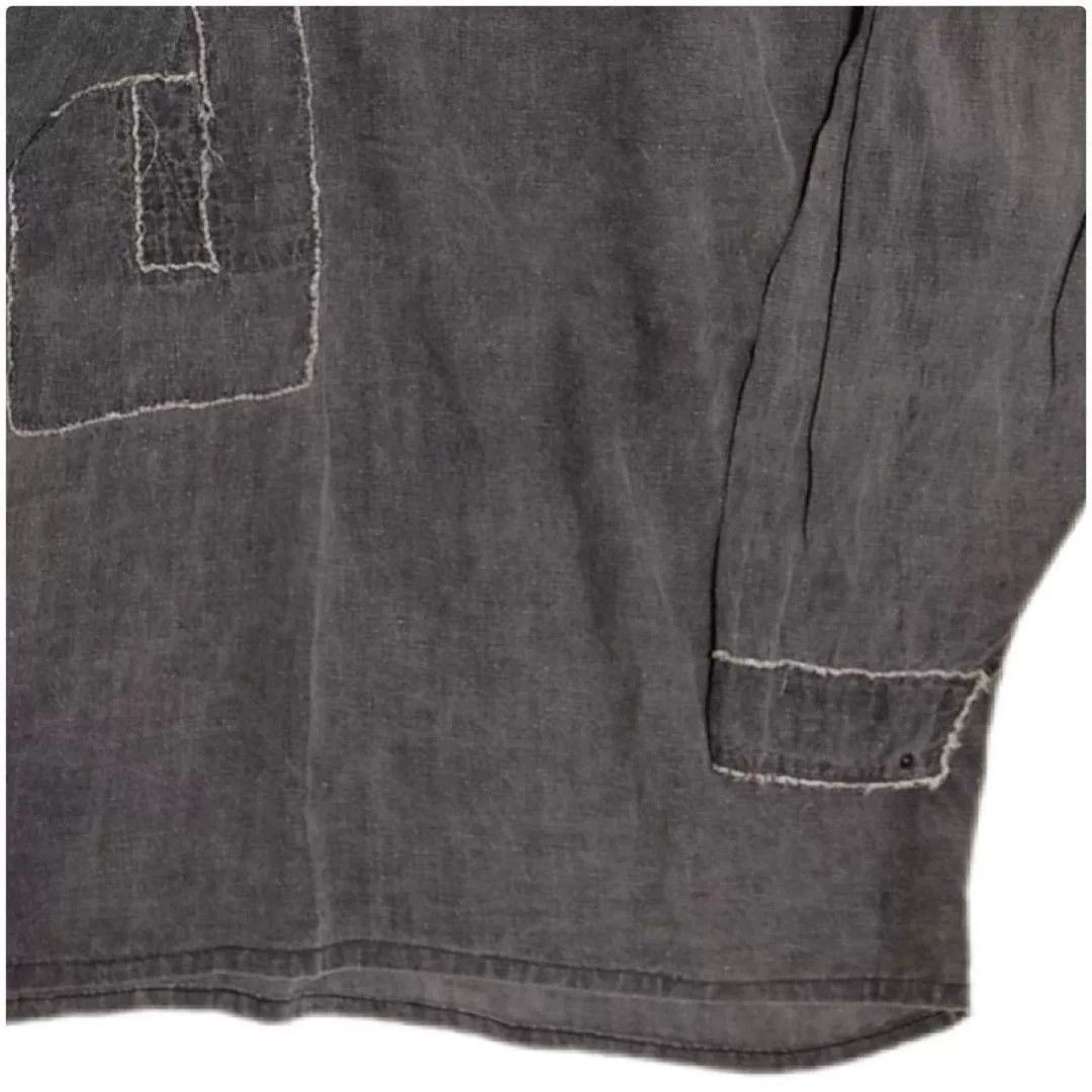 Japanese Brand Japanese Antique Boro Linen Smock Shirt Size US M / EU 48-50 / 2 - 6 Thumbnail