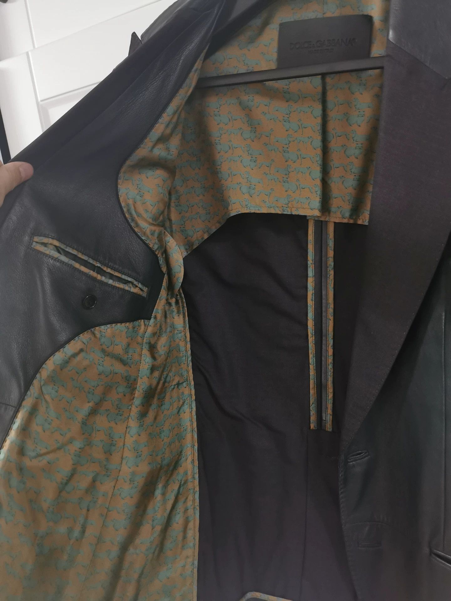 Dolce & Gabbana Unique Green Leather Suit by Dolce & Gabbana Size US M / EU 48-50 / 2 - 5 Thumbnail