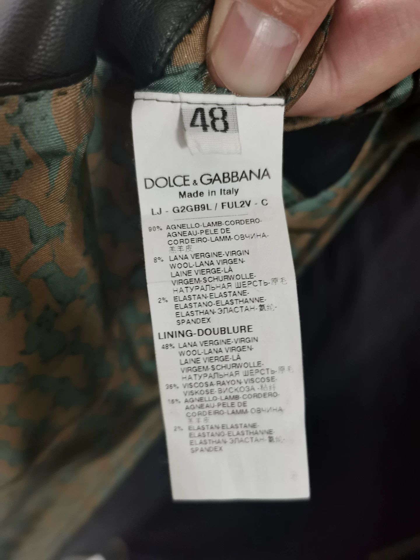 Dolce & Gabbana Unique Green Leather Suit by Dolce & Gabbana Size US M / EU 48-50 / 2 - 6 Thumbnail