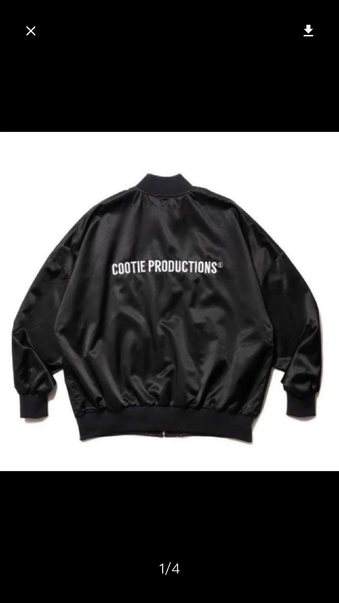 Japanese Brand Cootie Satin Nylon Jacket with Logo Embroidery Size US S / EU 44-46 / 1 - 3 Thumbnail