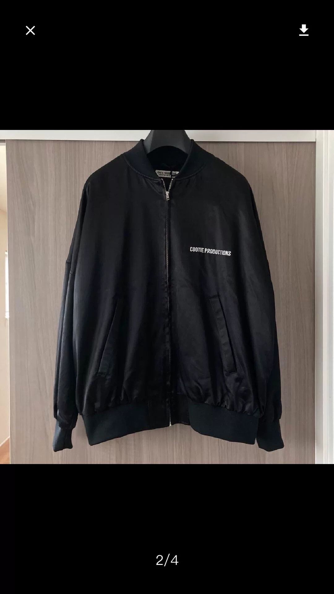 Japanese Brand Cootie Satin Nylon Jacket with Logo Embroidery Size US S / EU 44-46 / 1 - 5 Thumbnail