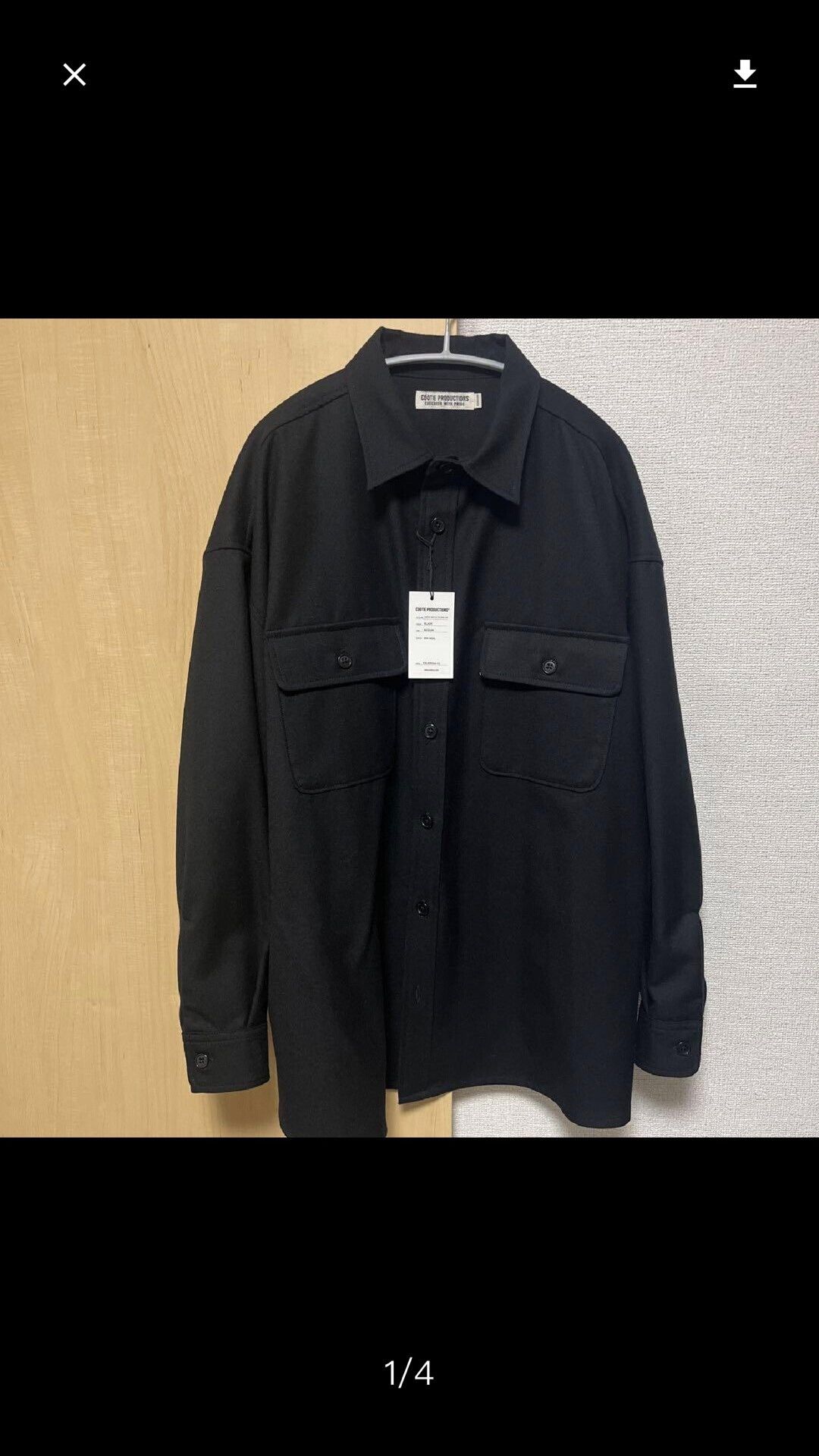 Japanese Brand Cootie Black CPO Shirt Jacket Size US M / EU 48-50 / 2 - 2 Thumbnail