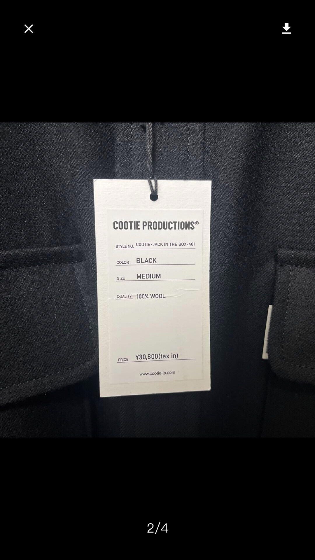 Japanese Brand Cootie Black CPO Shirt Jacket Size US M / EU 48-50 / 2 - 5 Thumbnail