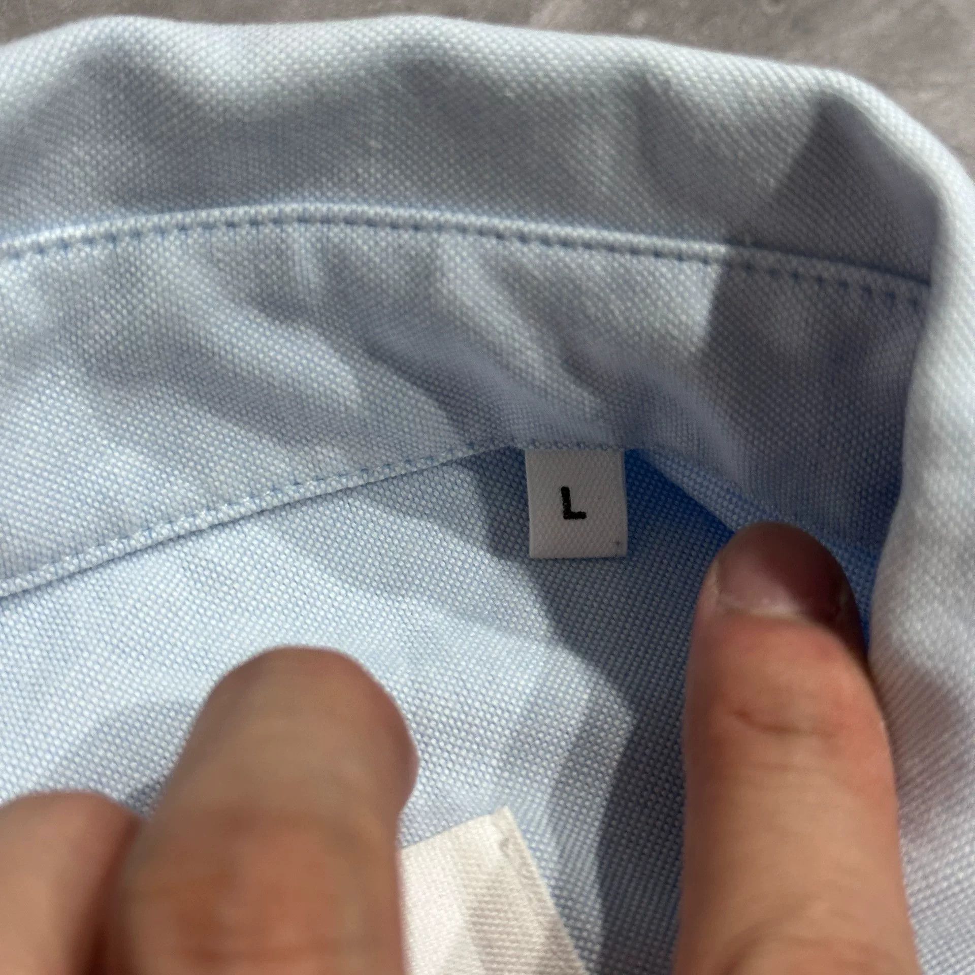 AMI Light Blue Heart Embroidered Oversized Shirt Size US L / EU 52-54 / 3 - 4 Thumbnail